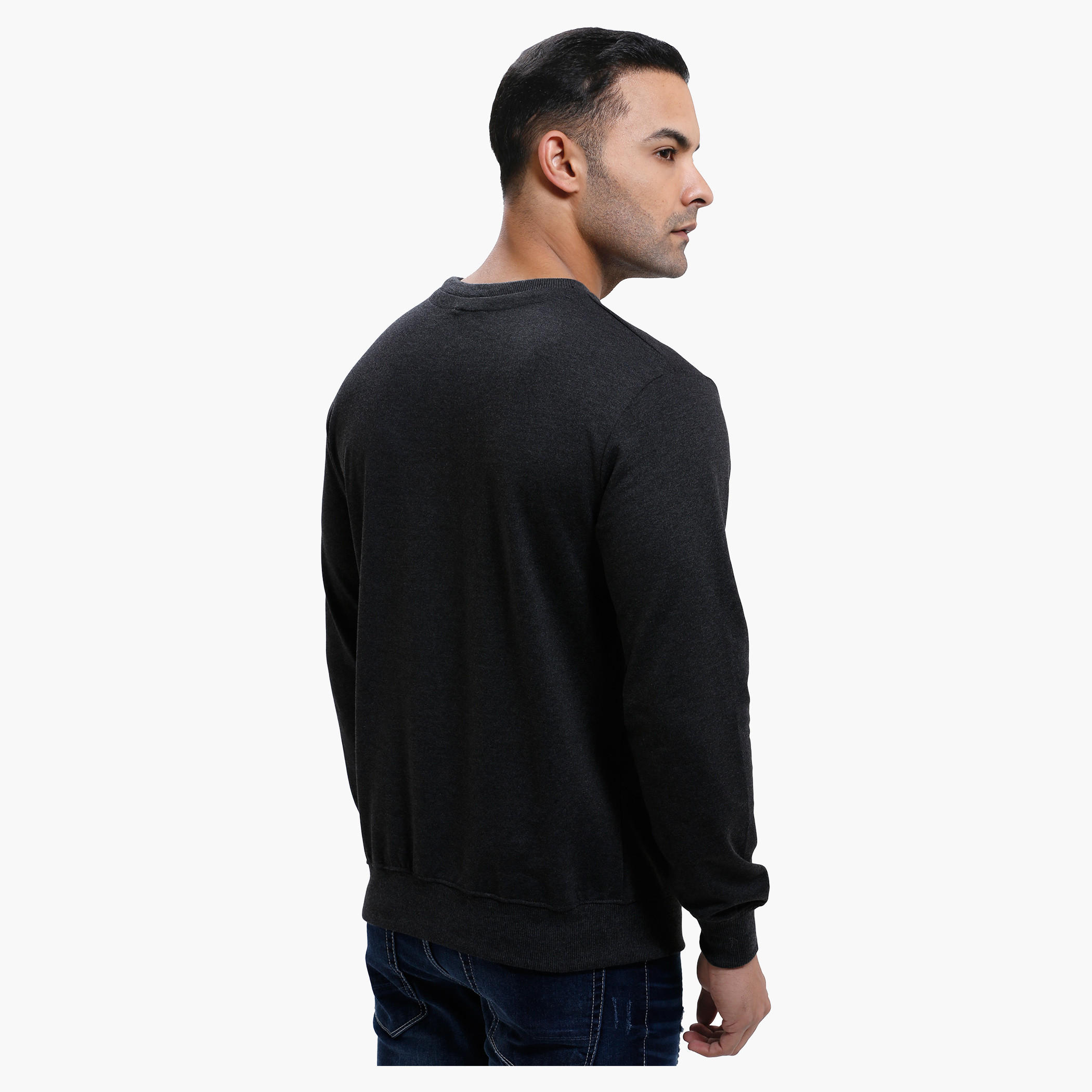 Smiley World Graphic Print Long Sleeves T-Shirt-men-winterwear-hoodiesandsweatshirts-image-2