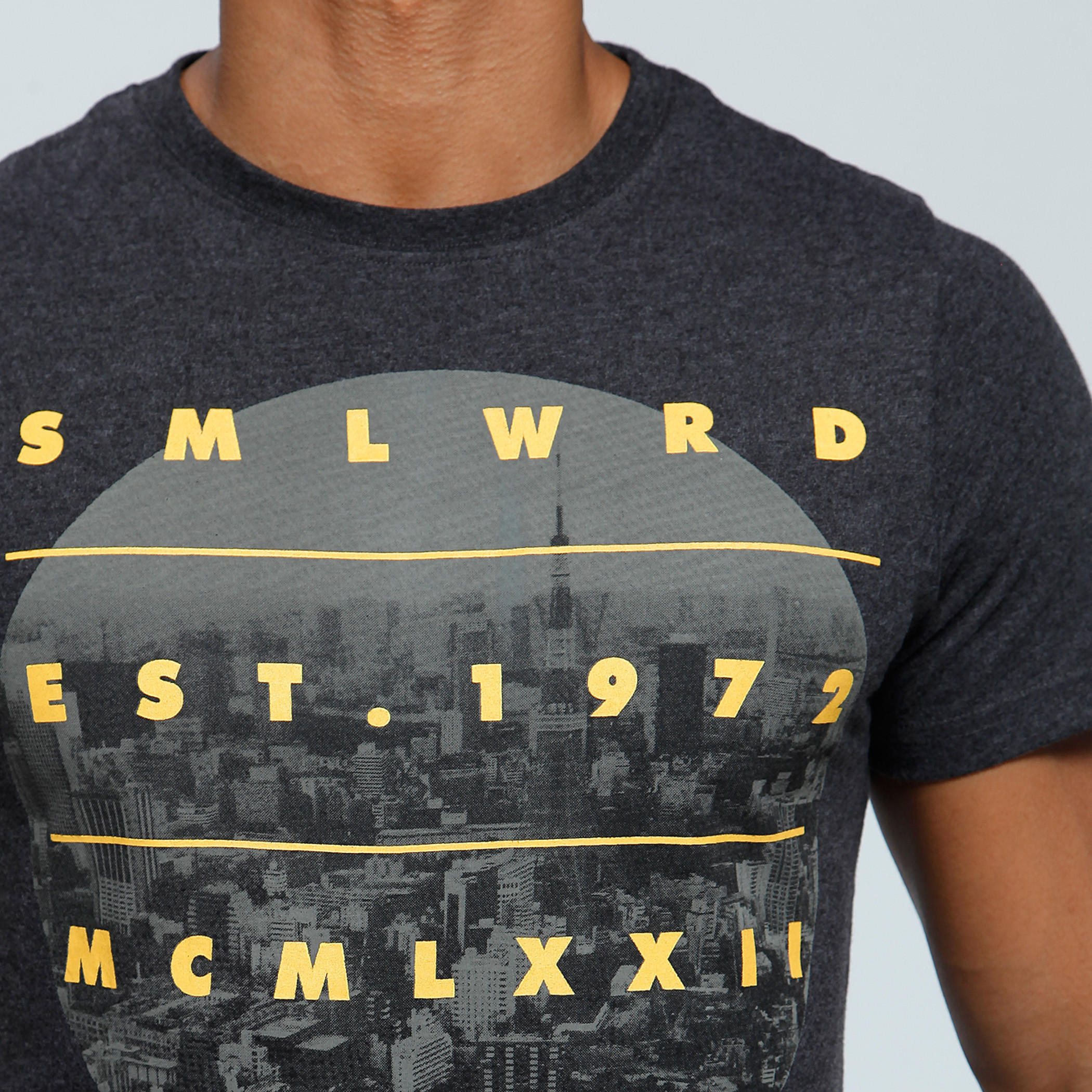 Smiley World Printed T-Shirt with Crew Neck and Short Sleeves-men-clothing-tshirtsandpolos-tshirts-image-4