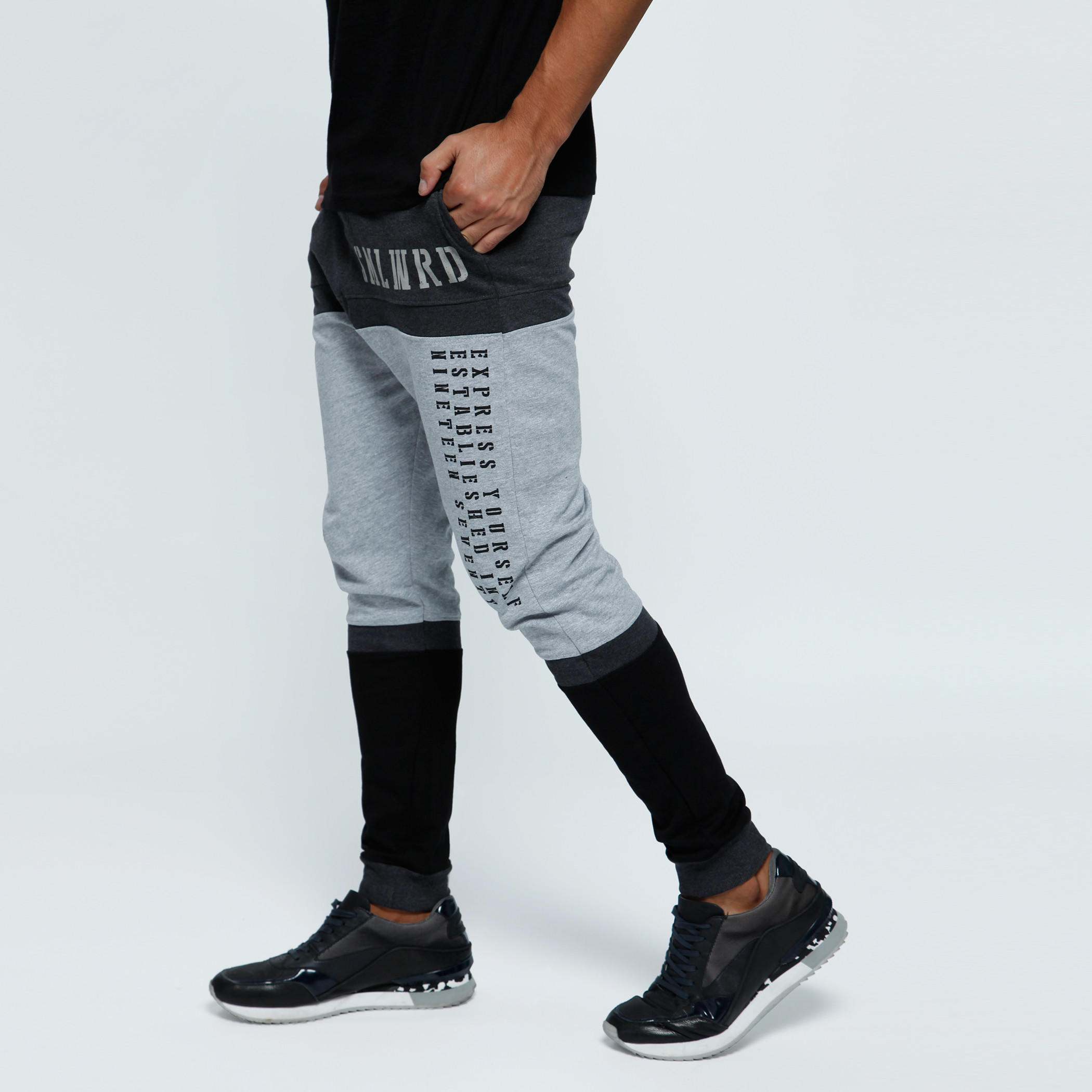 Smiley World Printed Jog Pants with Elastic Waistband-men-clothing-bottoms-joggers-image-3