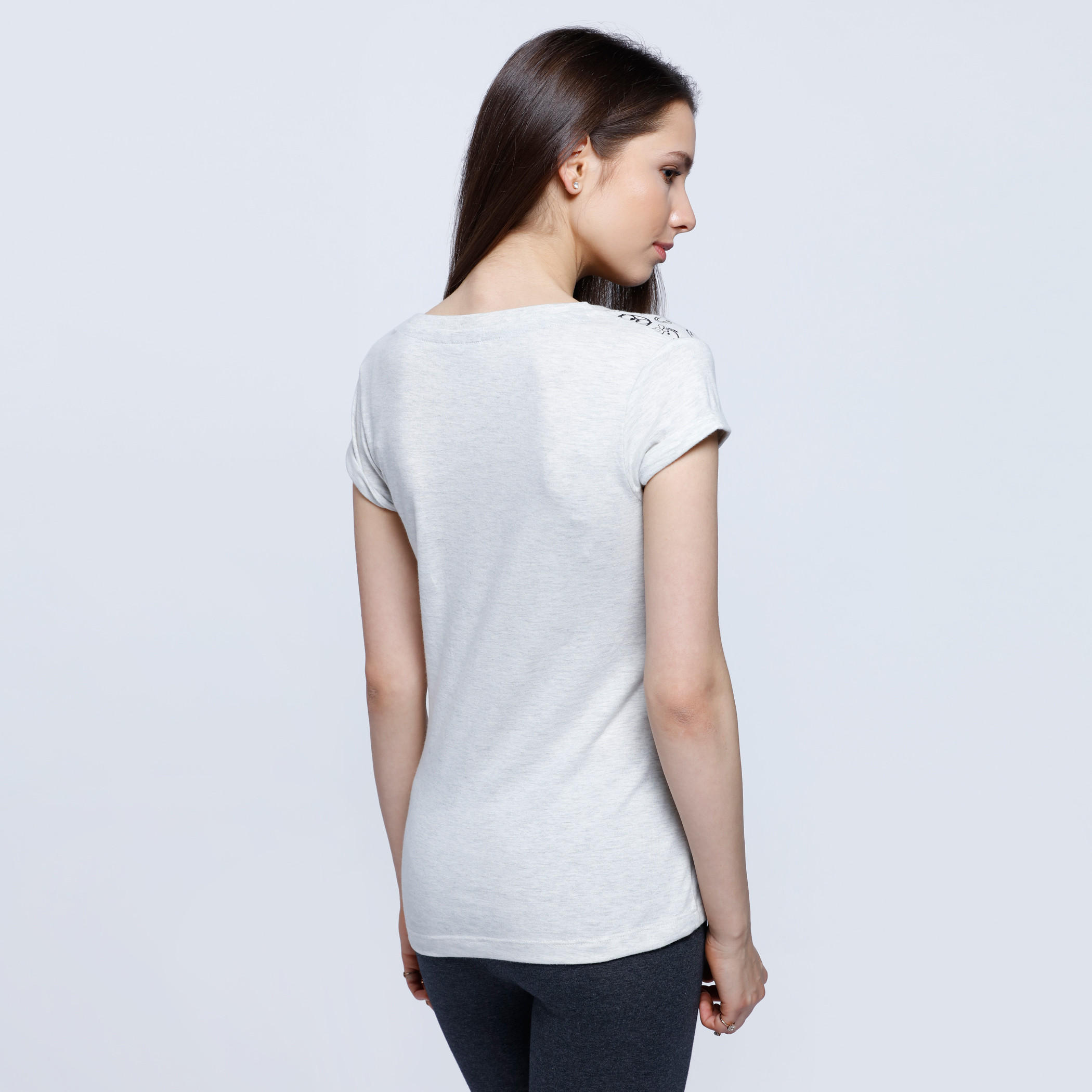 Smiley World Printed T-Shirt with Short Sleeves-women-clothing-tshirts-image-4