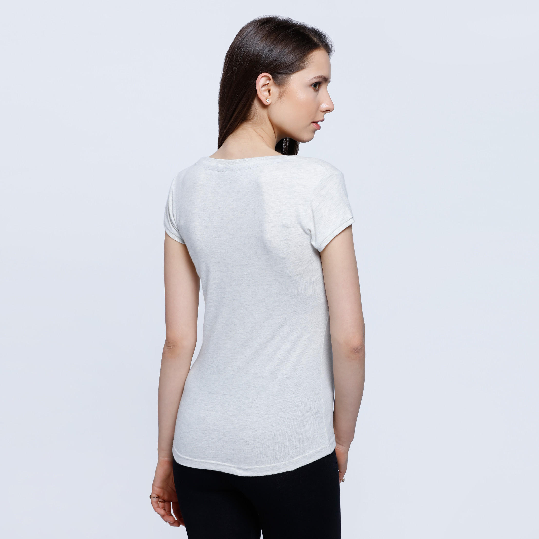 Smiley World Printed T-Shirt with Short Sleeves-women-clothing-tshirts-image-2