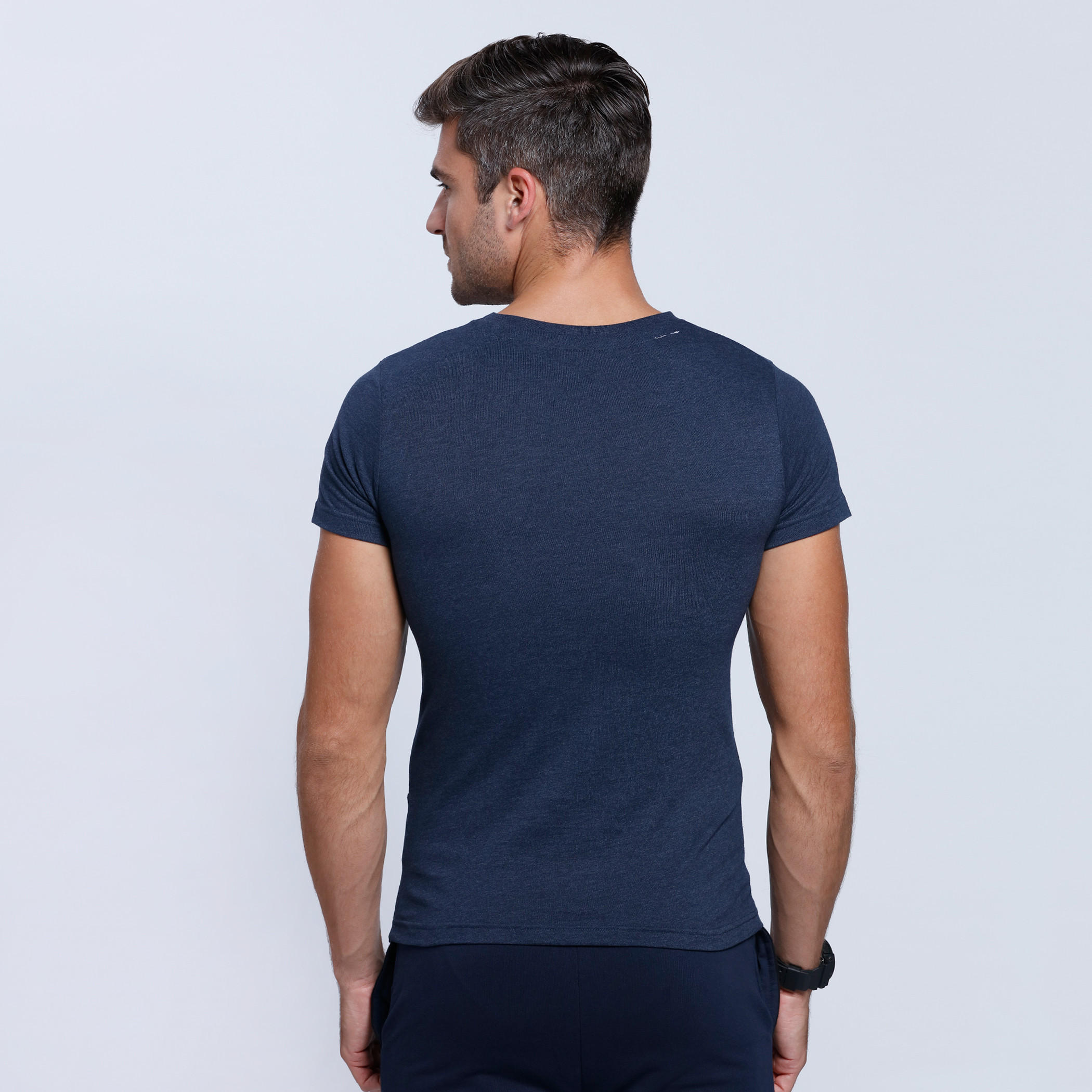 Smiley World Printed Short Sleeves T-Shirt with Round Neck-men-clothing-tshirtsandpolos-tshirts-image-2