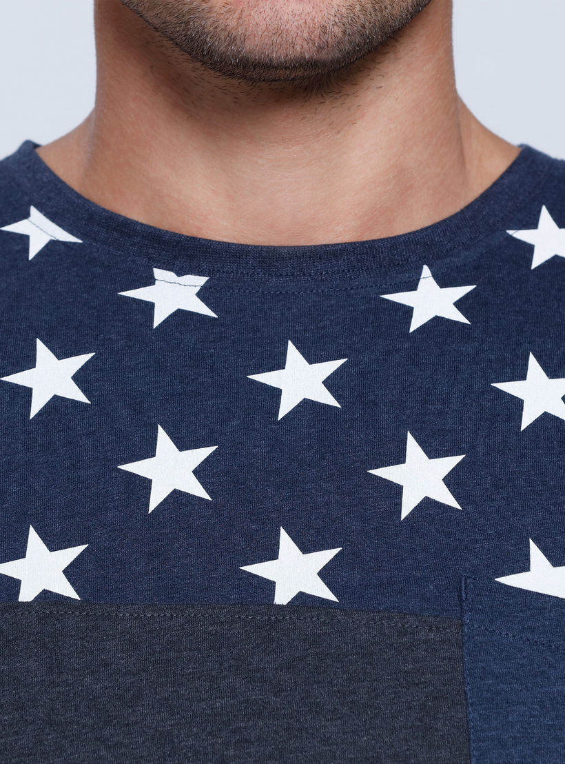 Smiley World Printed Short Sleeves T-Shirt with Round Neck-men-clothing-tshirtsandpolos-tshirts-image-4
