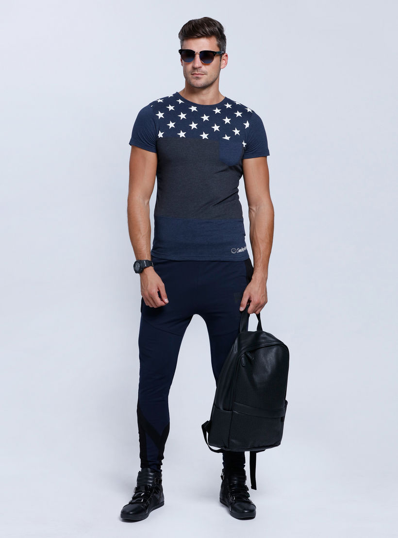 Smiley World Printed Short Sleeves T-Shirt with Round Neck-men-clothing-tshirtsandpolos-tshirts-image-5