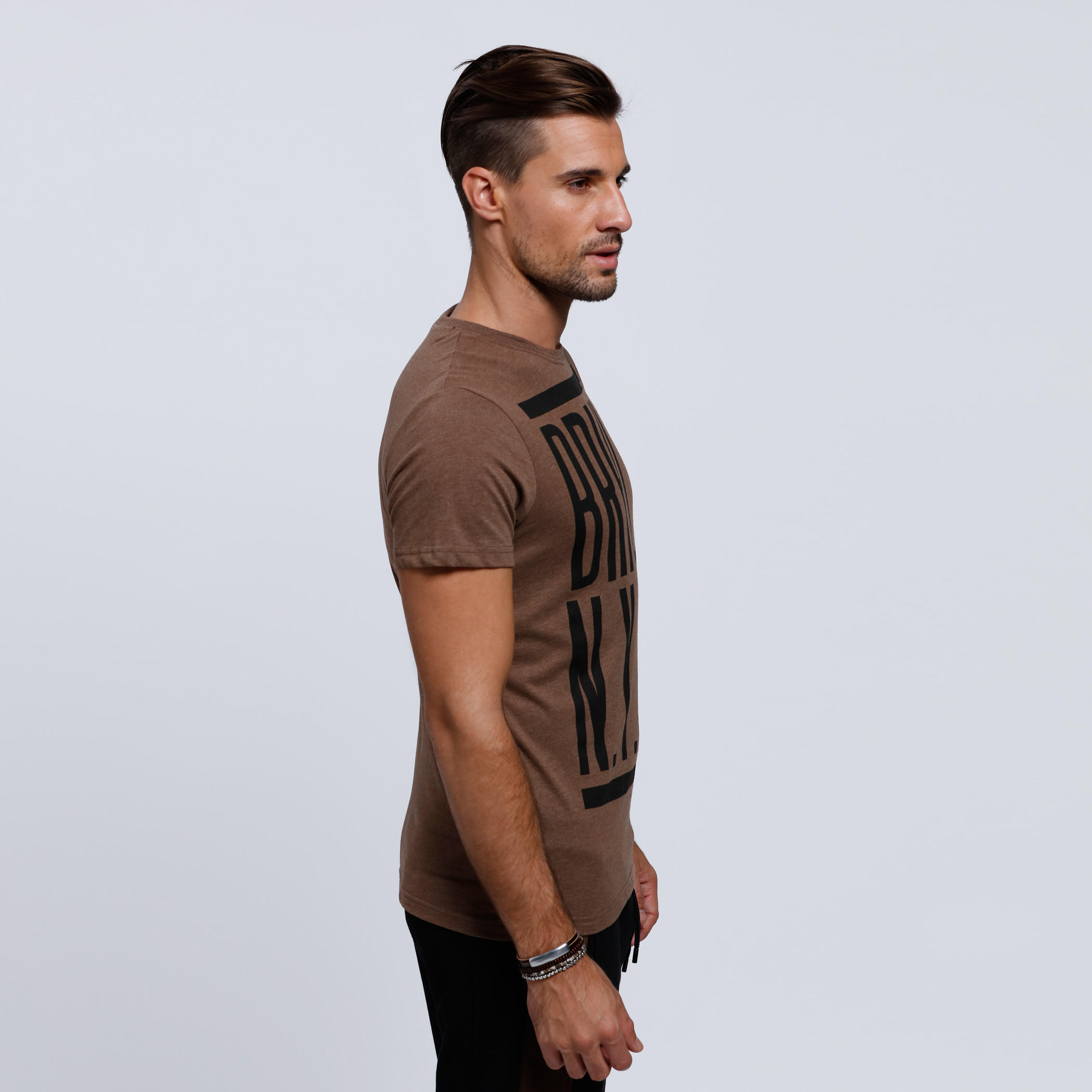 Smiley World Printed Round Neck T-Shirt with Short Sleeves-men-clothing-tshirtsandpolos-tshirts-image-3