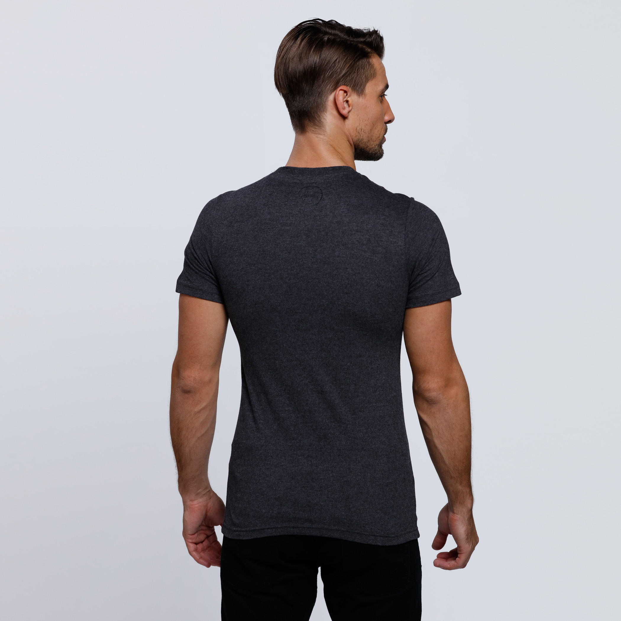 Smiley World Printed Round Neck T-Shirt with Short Sleeves-men-clothing-tshirtsandpolos-tshirts-image-2