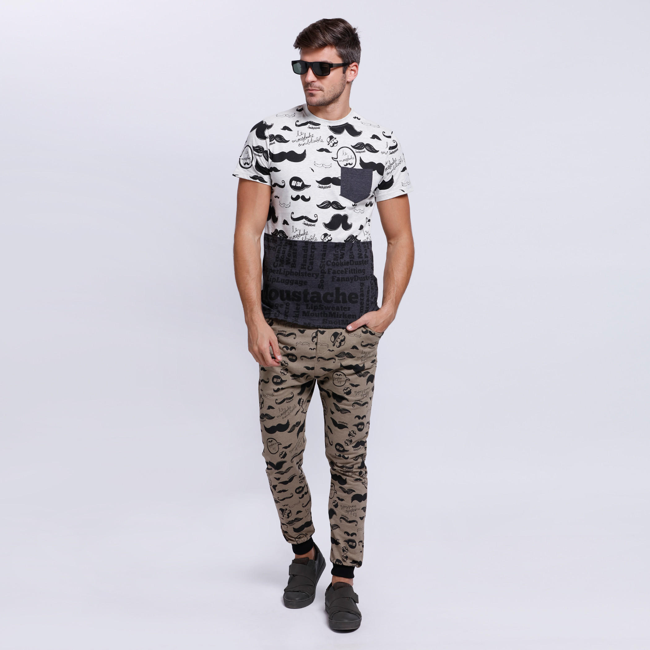 Smiley World Printed T-Shirt with Crew Neck and Short Sleeves-men-clothing-tshirtsandpolos-tshirts-image-5