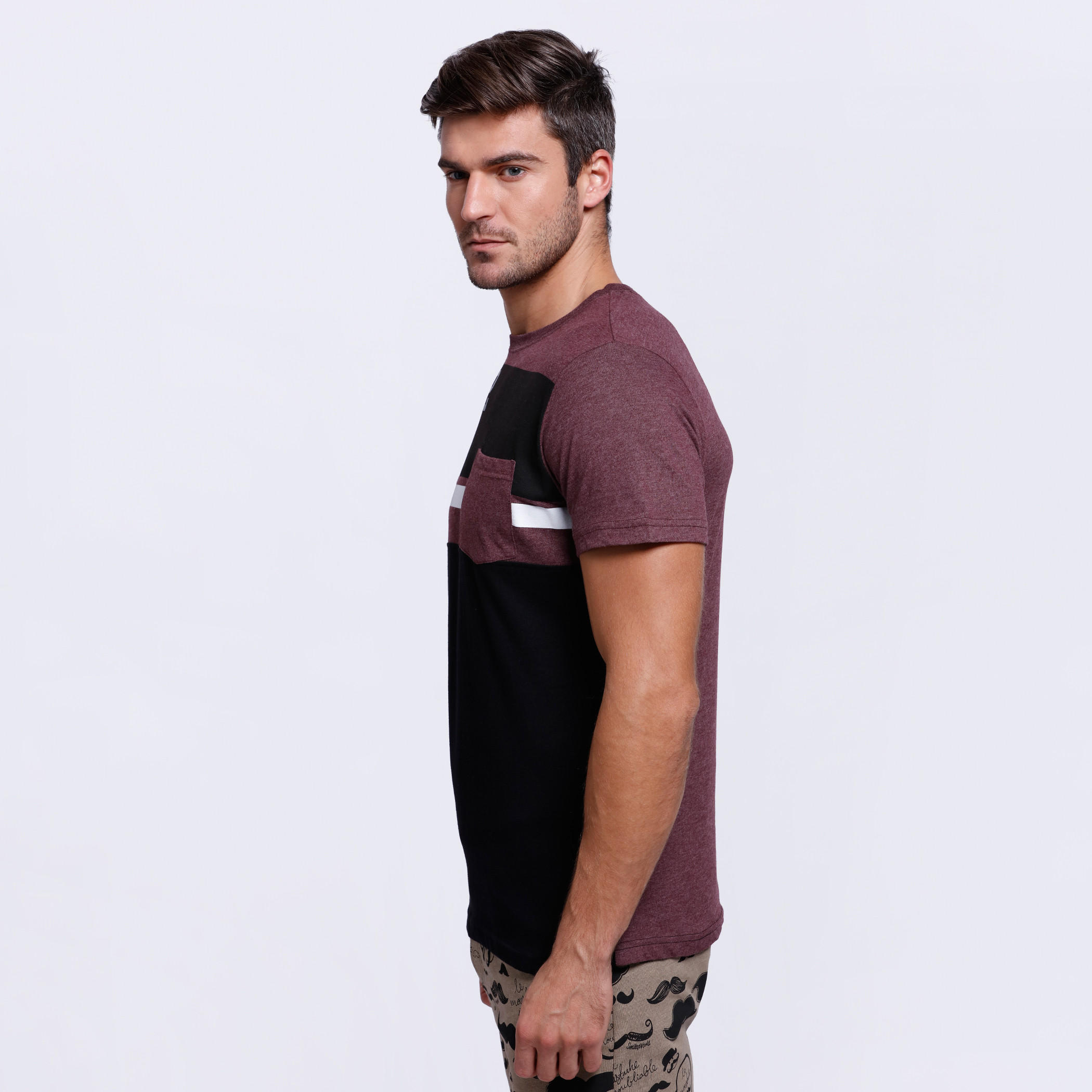 Smiley World Printed T-Shirt with Crew Neck and Short Sleeves -men-clothing-tshirtsandpolos-tshirts-image-3