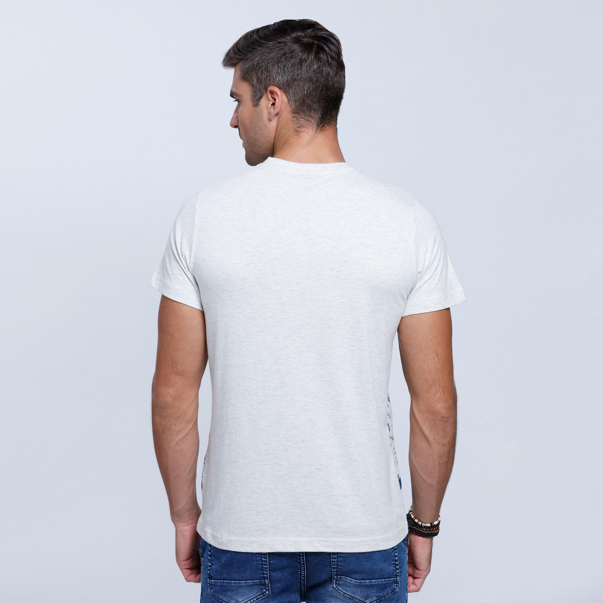 Smiley World Printed Short Sleeves T-Shirt with Round Neckline-men-clothing-tshirtsandpolos-tshirts-image-2