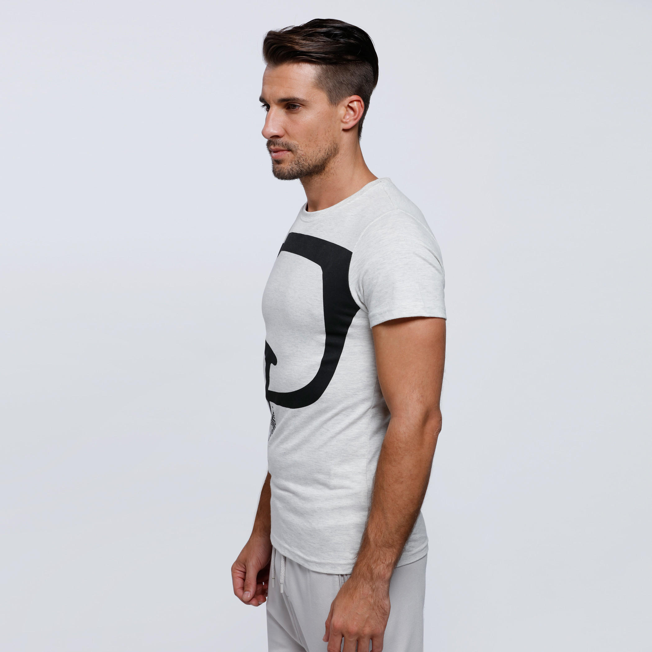 Smiley World Printed Round Neck T-Shirt with Short Sleeves-men-clothing-tshirtsandpolos-tshirts-image-3