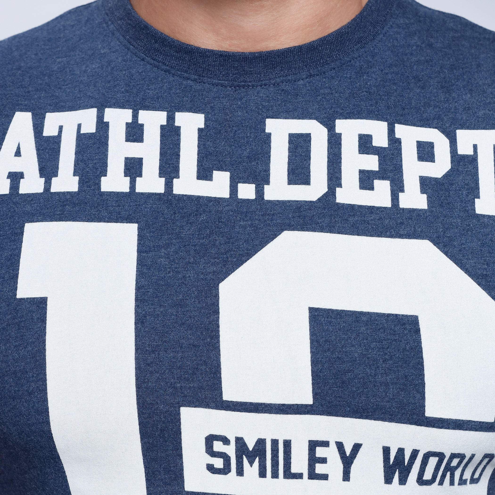 Smiley World Printed Short Sleeves T-Shirt with Round Neck-men-clothing-tshirtsandpolos-tshirts-image-4