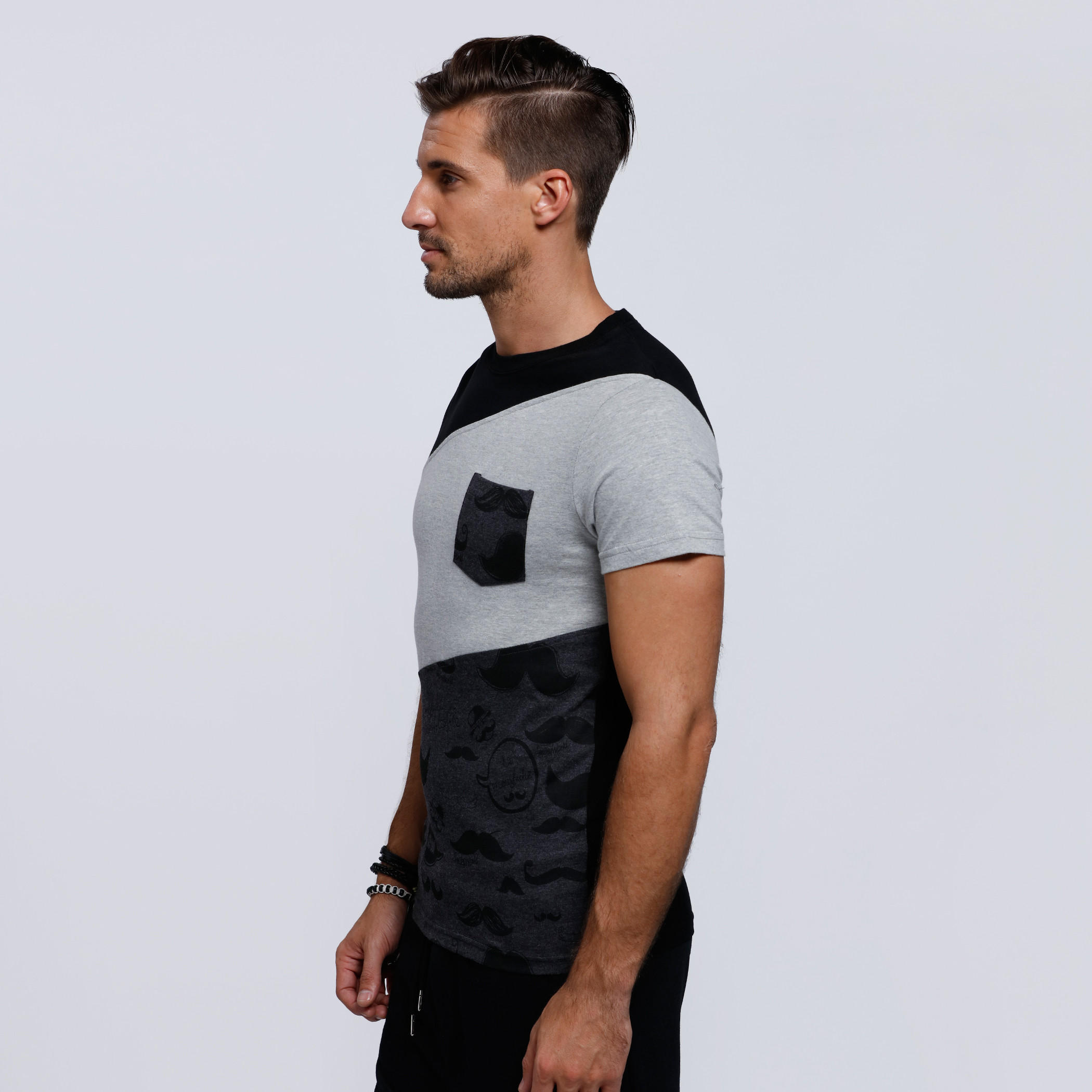 Smiley World Printed Round Neck T-Shirt with Short Sleeves-men-clothing-tshirtsandpolos-tshirts-image-3