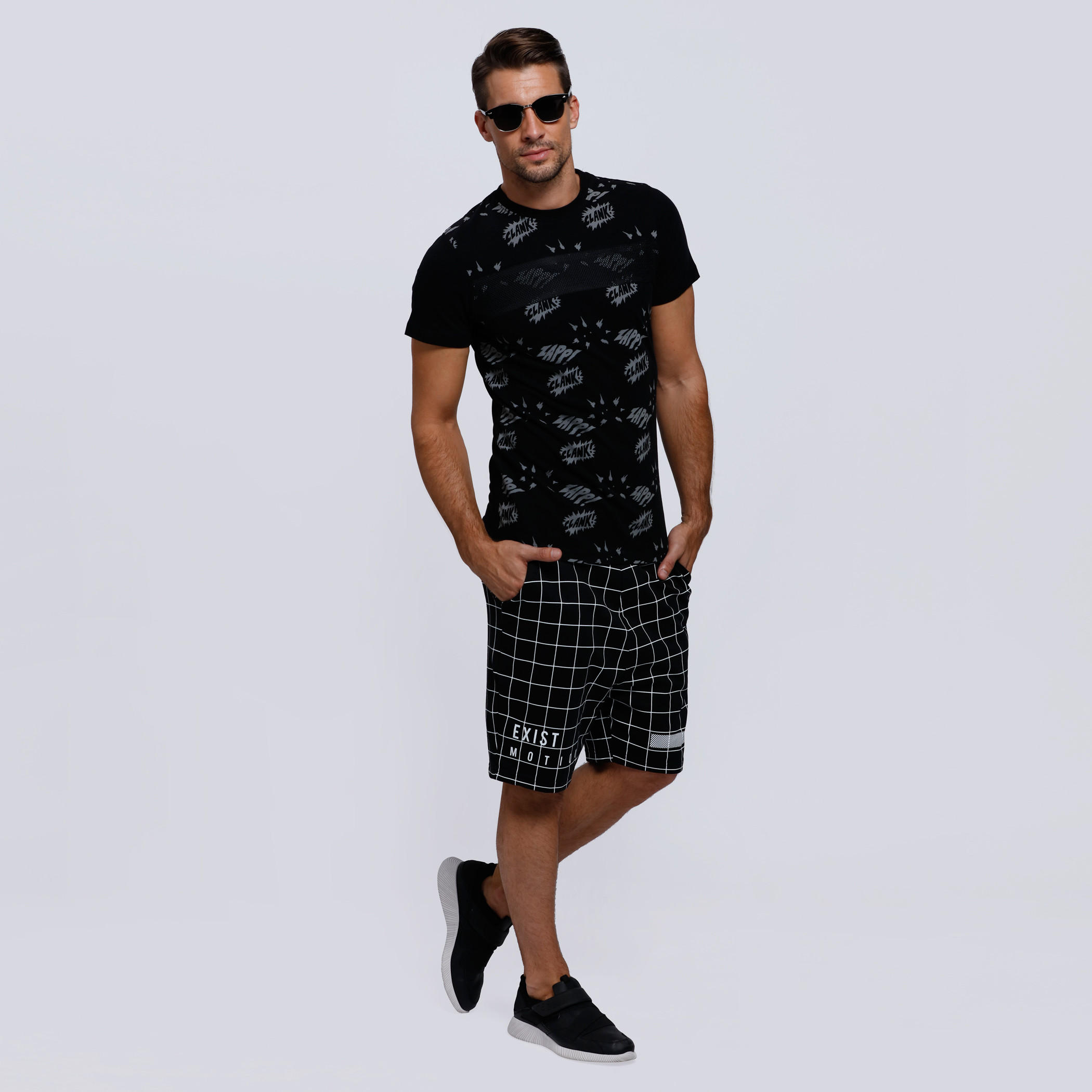 Smiley World Printed Round Neck T-Shirt with Short Sleeves-men-clothing-tshirtsandpolos-tshirts-image-5