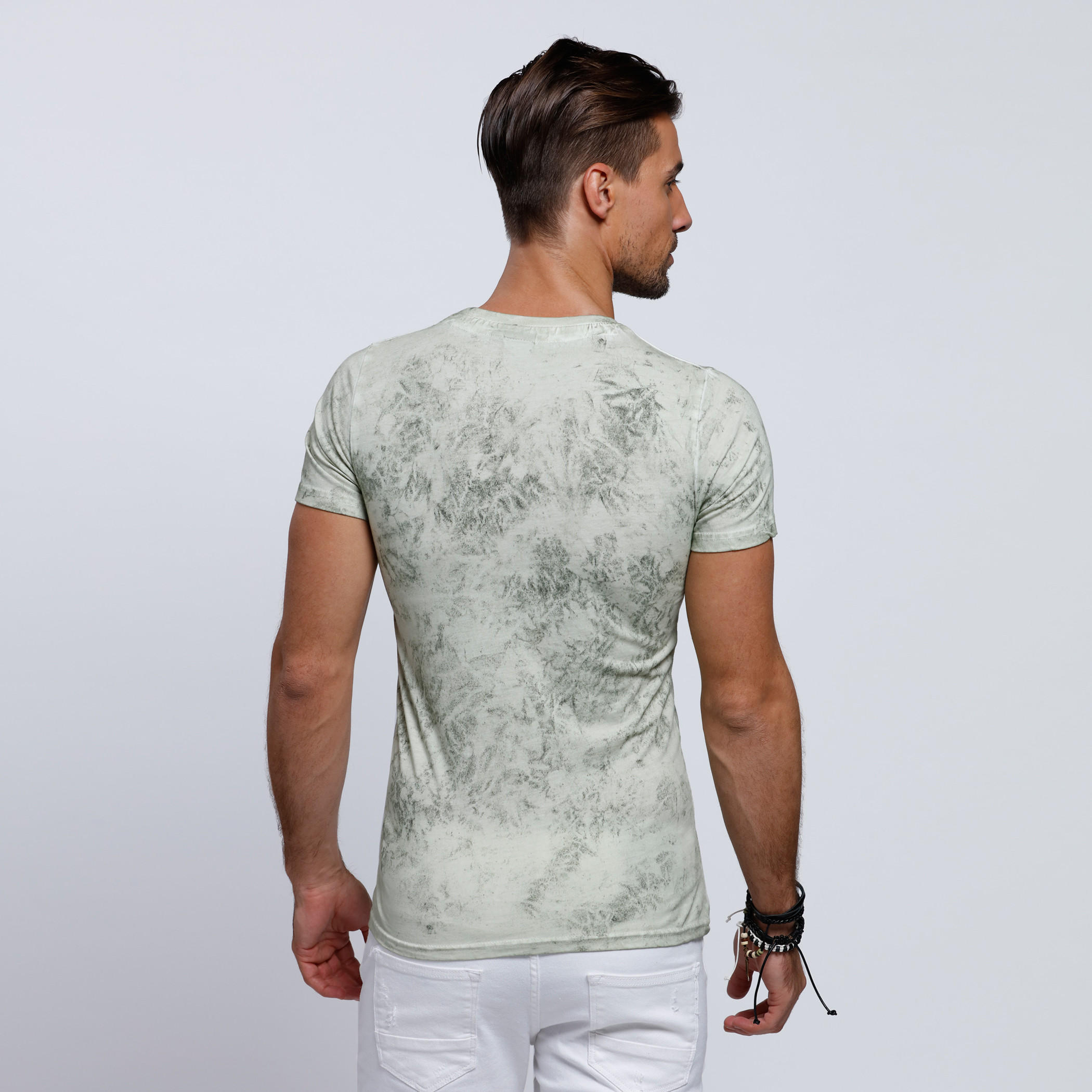 Smiley World Printed Round Neck T-Shirt with Short Sleeves-men-clothing-tshirtsandpolos-tshirts-image-2