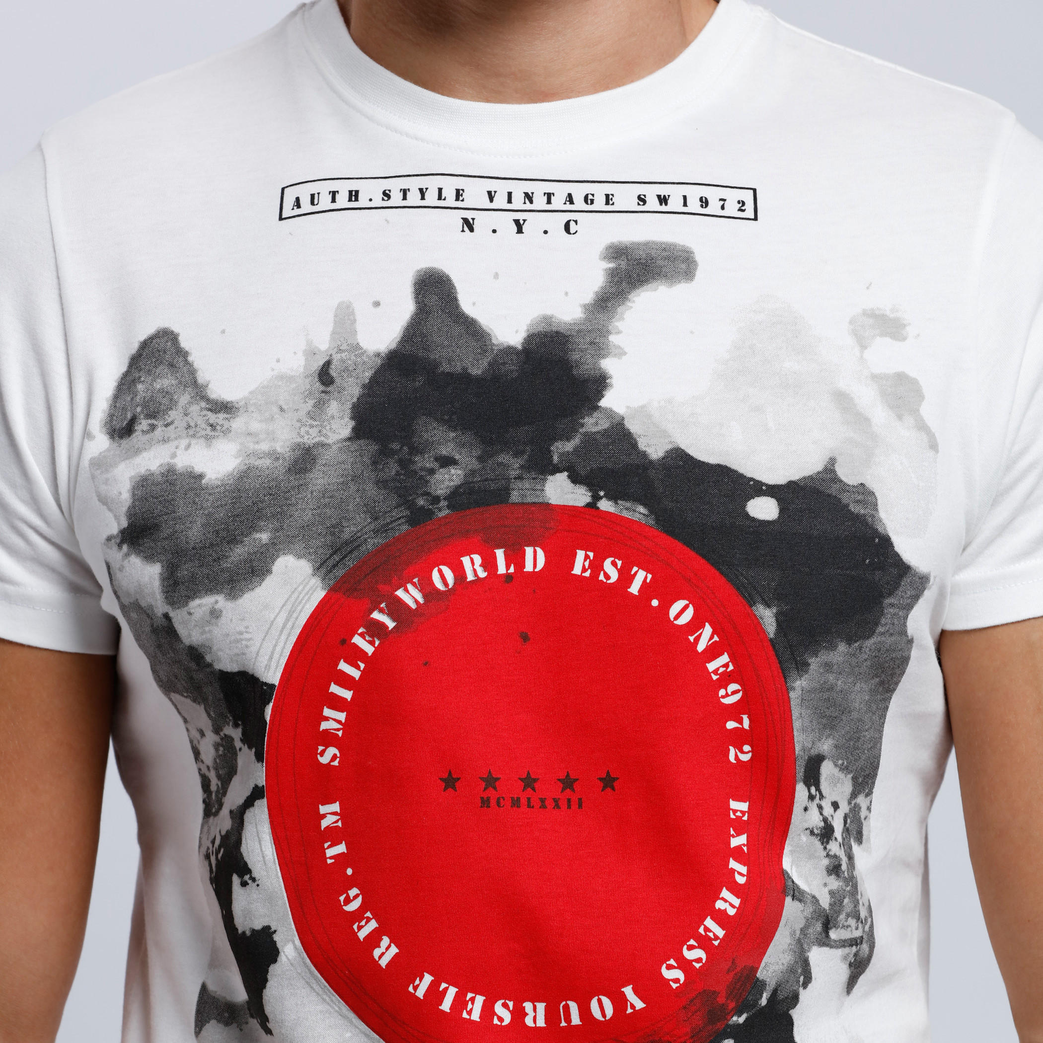 Smiley World Printed T-Shirt with Short Sleeves-men-clothing-tshirtsandpolos-tshirts-image-4