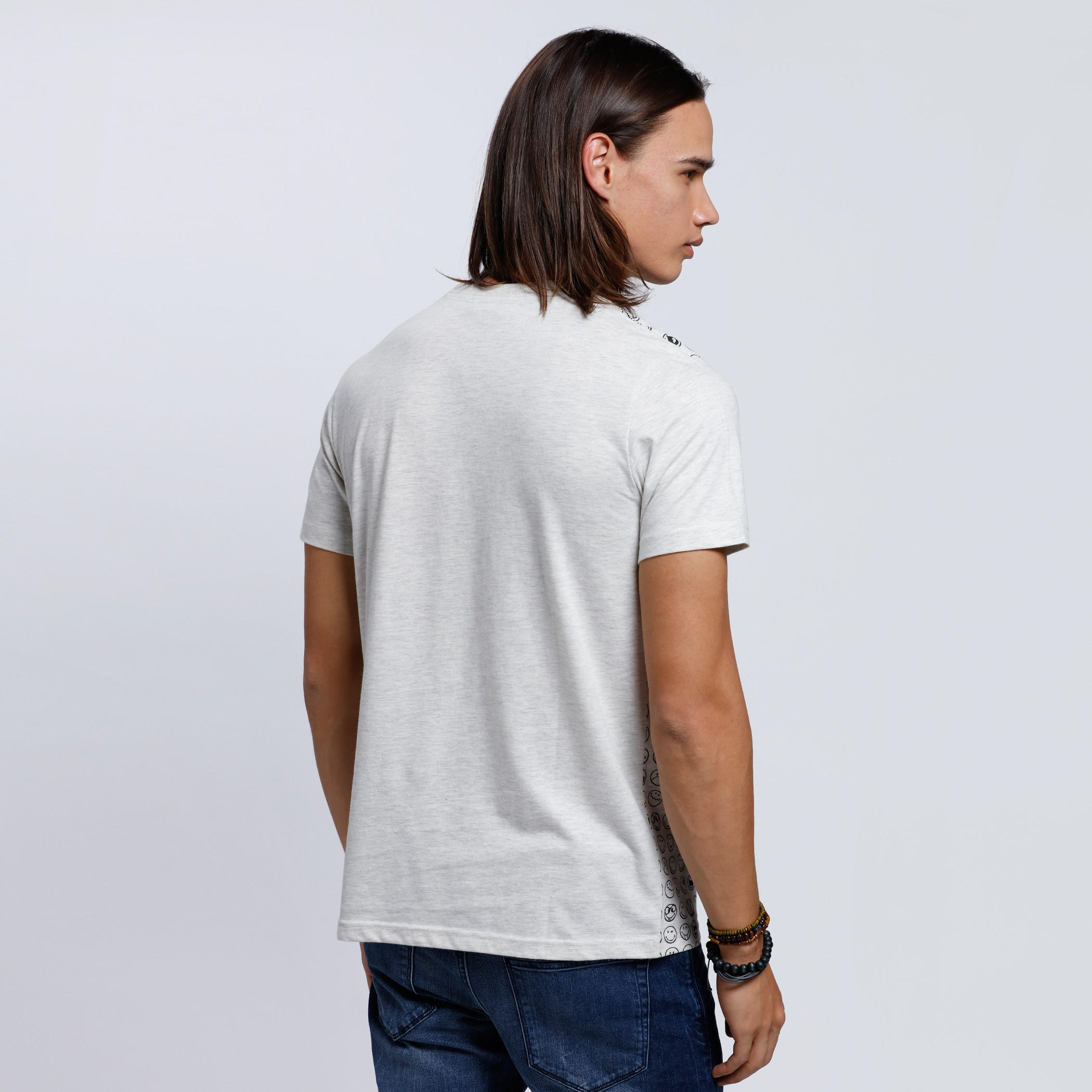 Smiley World Printed Short Sleeves T-Shirt with Crew Neck-men-clothing-tshirtsandpolos-tshirts-image-2