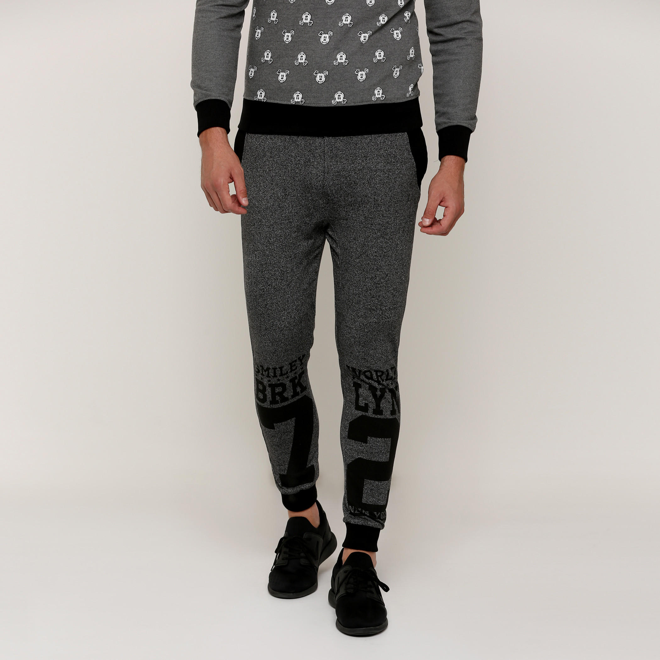 Smiley World Printed Full Length Jog Pants-men-clothing-bottoms-joggers-image-1