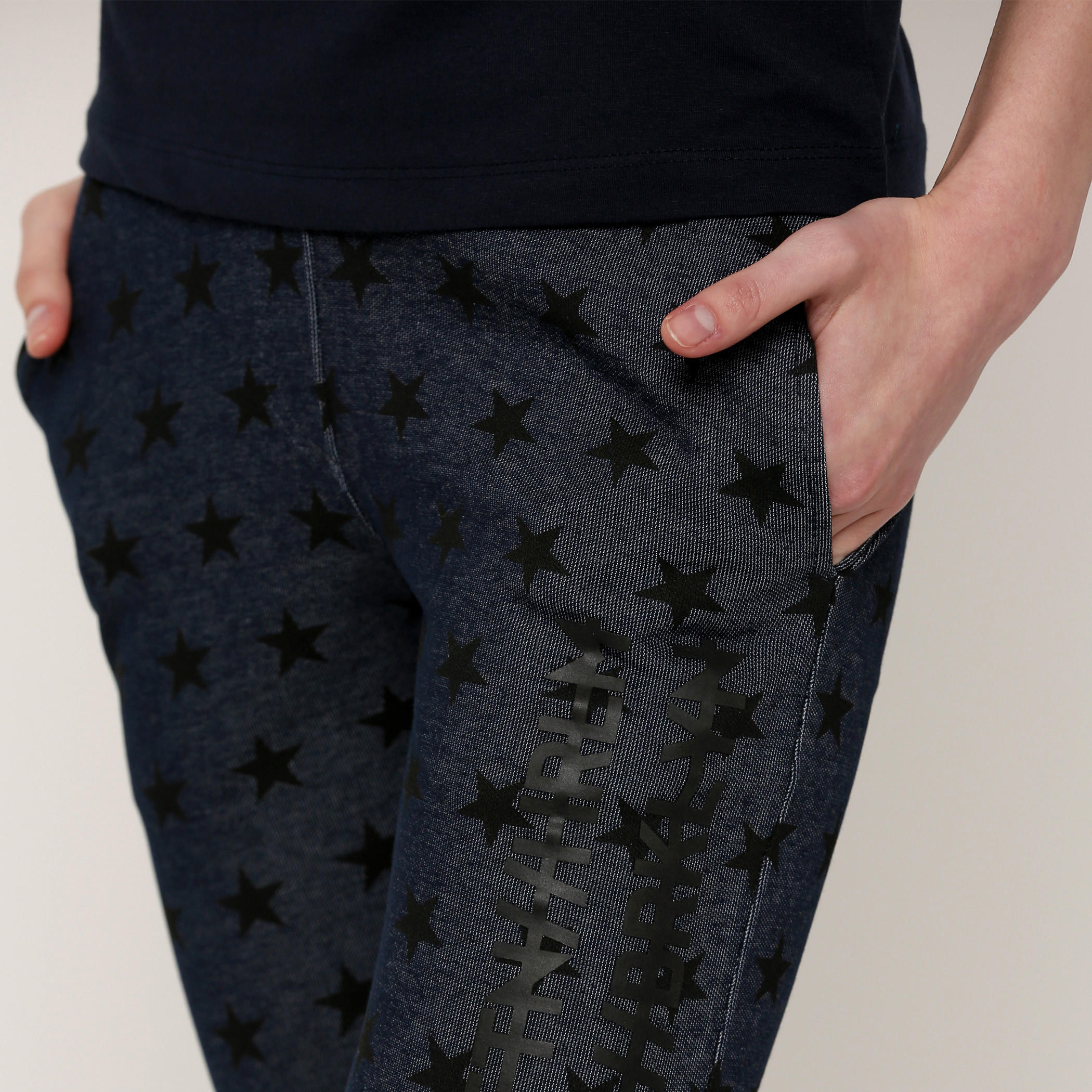 Smiley World Printed Full Length Pants with Pocket Detail-women-clothing-bottoms-trousers-image-4