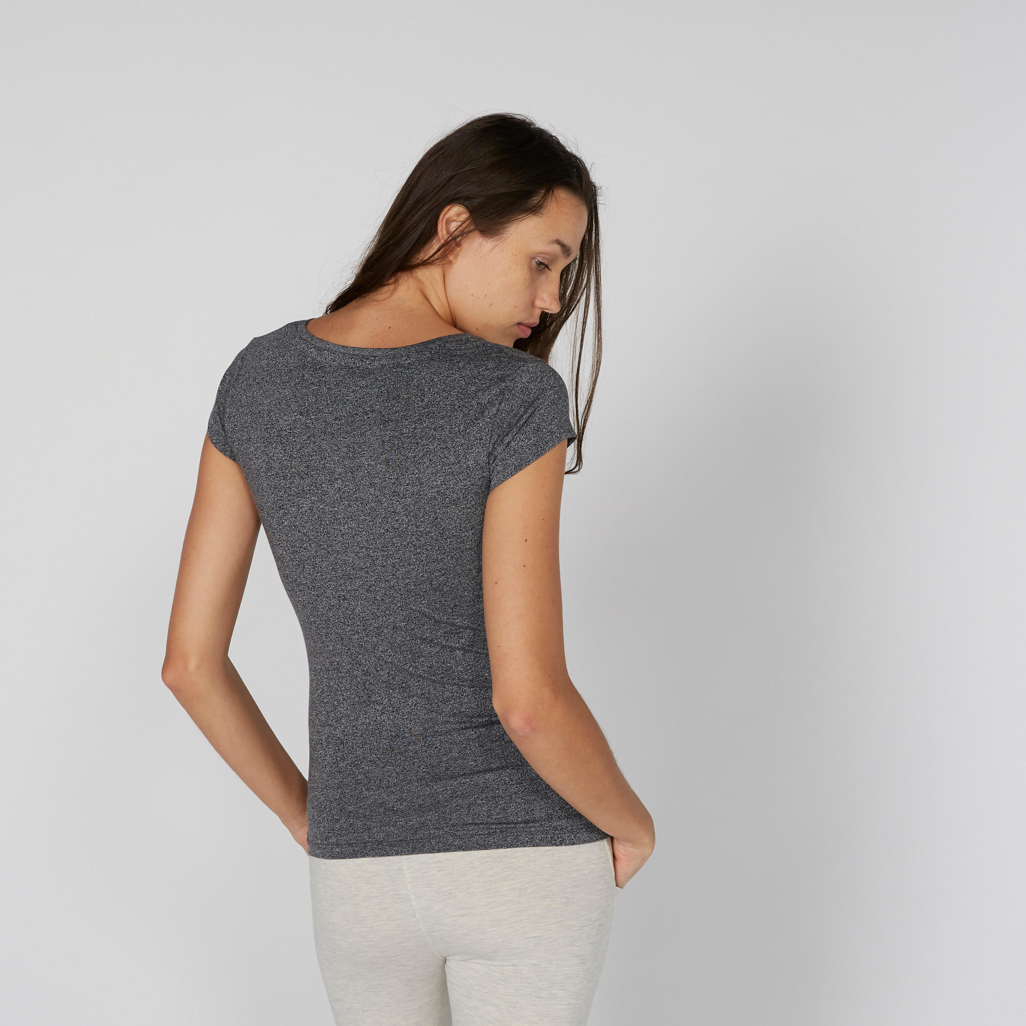 Smiley World Printed T-Shirt with Cap Sleeves-women-clothing-tshirts-image-4