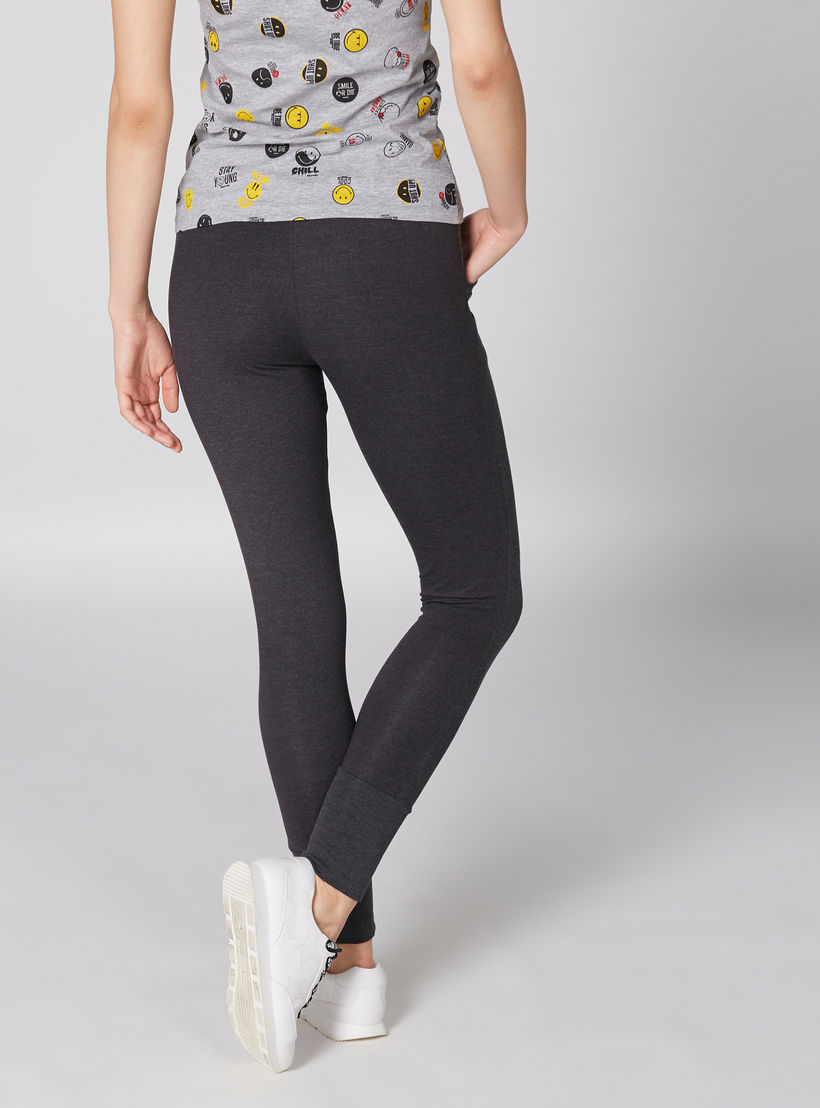 Smiley World Printed Full Length Jog Pants with Elasticised Waistband-women-clothing-bottoms-joggers-image-3