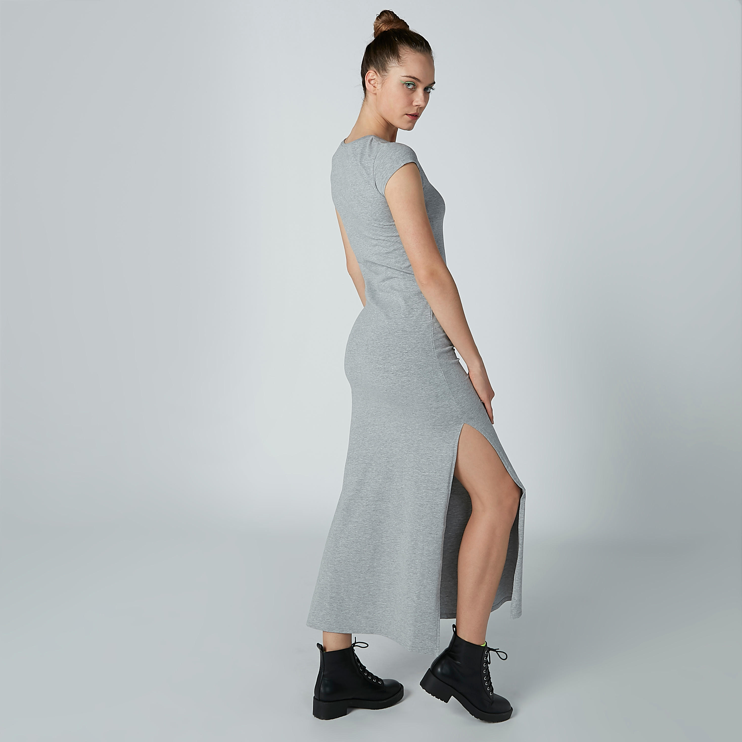 تونيك بأكمام كاب وفتحة جانبية وطبعات نصيّة سمايلي وورلد-women-clothing-shirtsandblouses-blouses-image-3