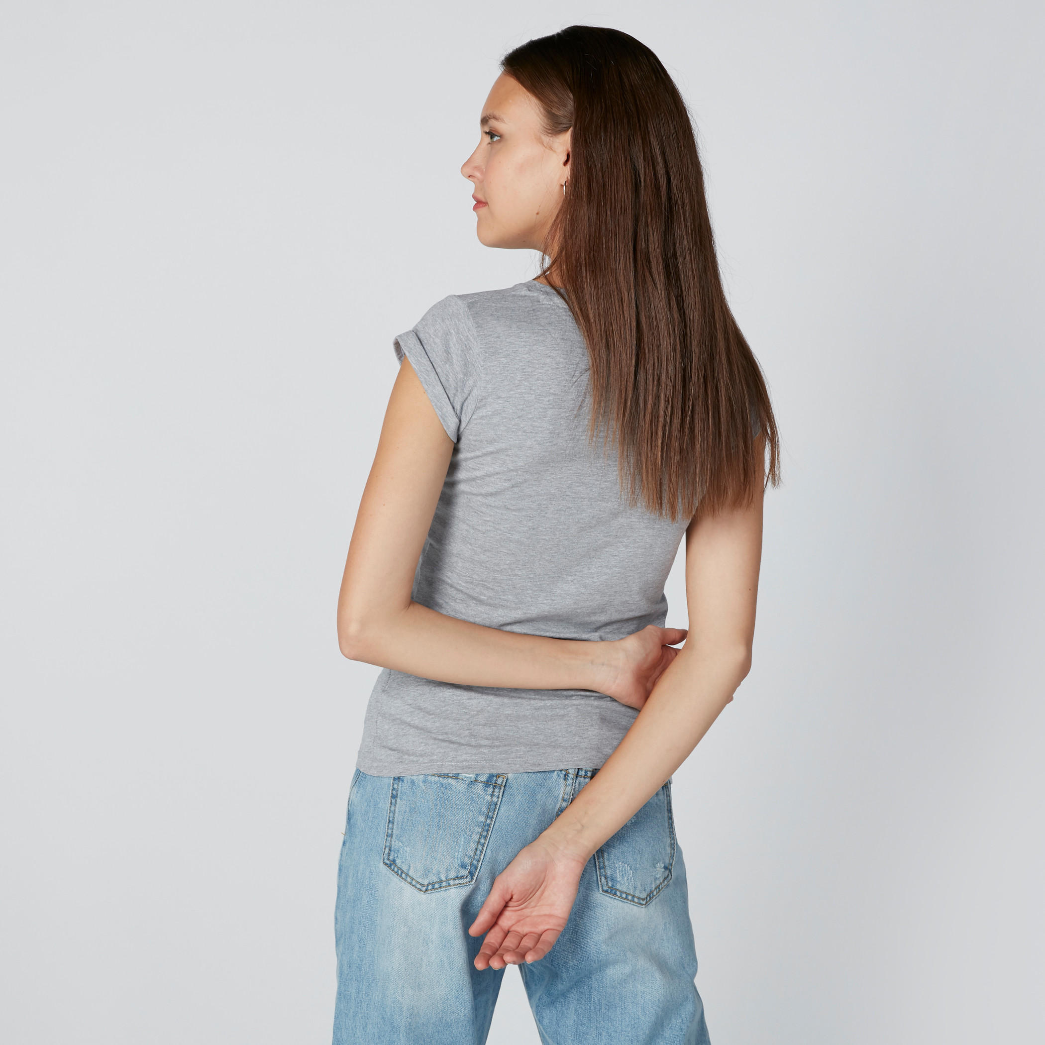 تيشيرت بأكمام كاب وطبعات سمايلي وورلد-women-clothing-tshirts-image-2