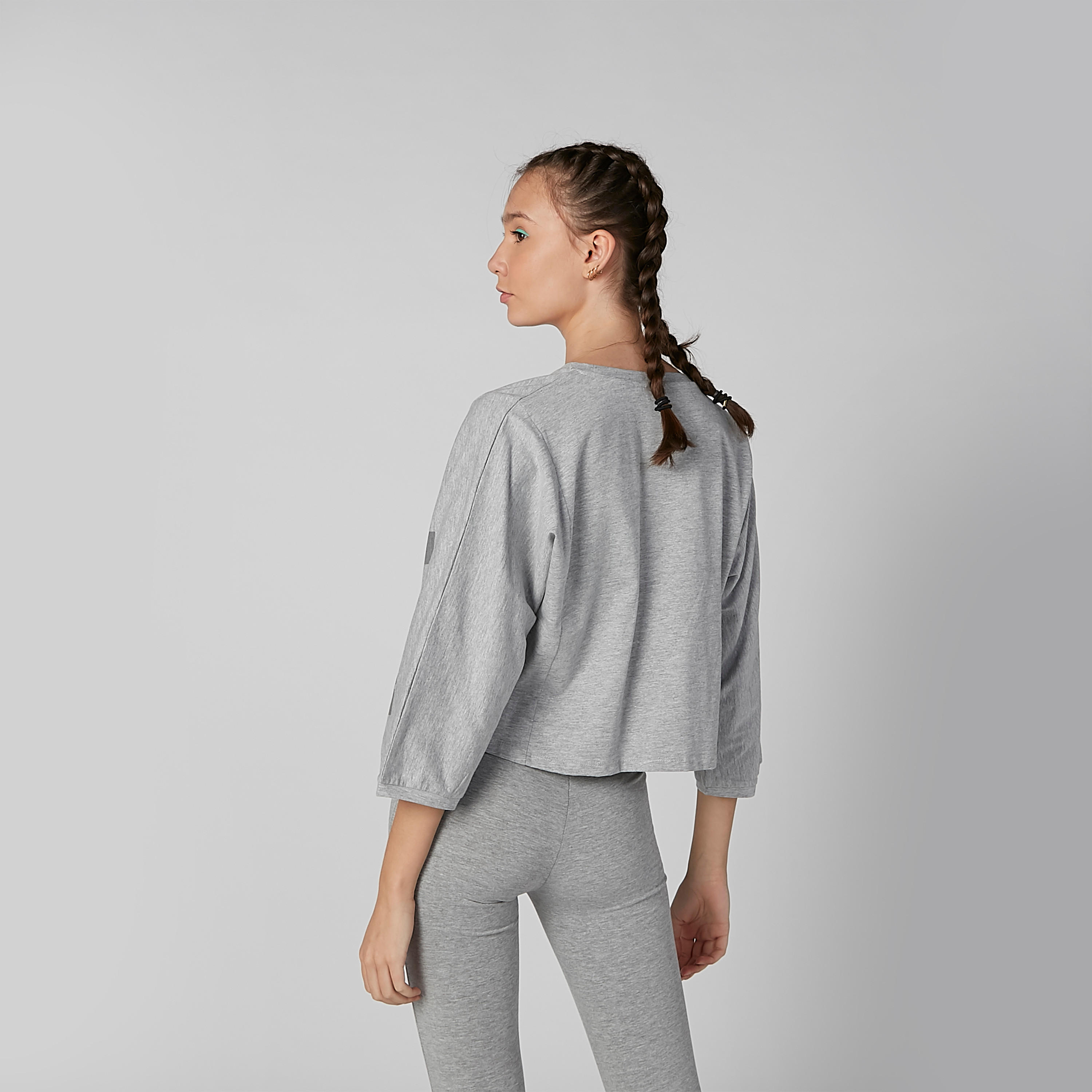 تيشيرت بياقة مستديرة وأكمام 3/4 وطبعات-women-clothing-tshirts-image-4