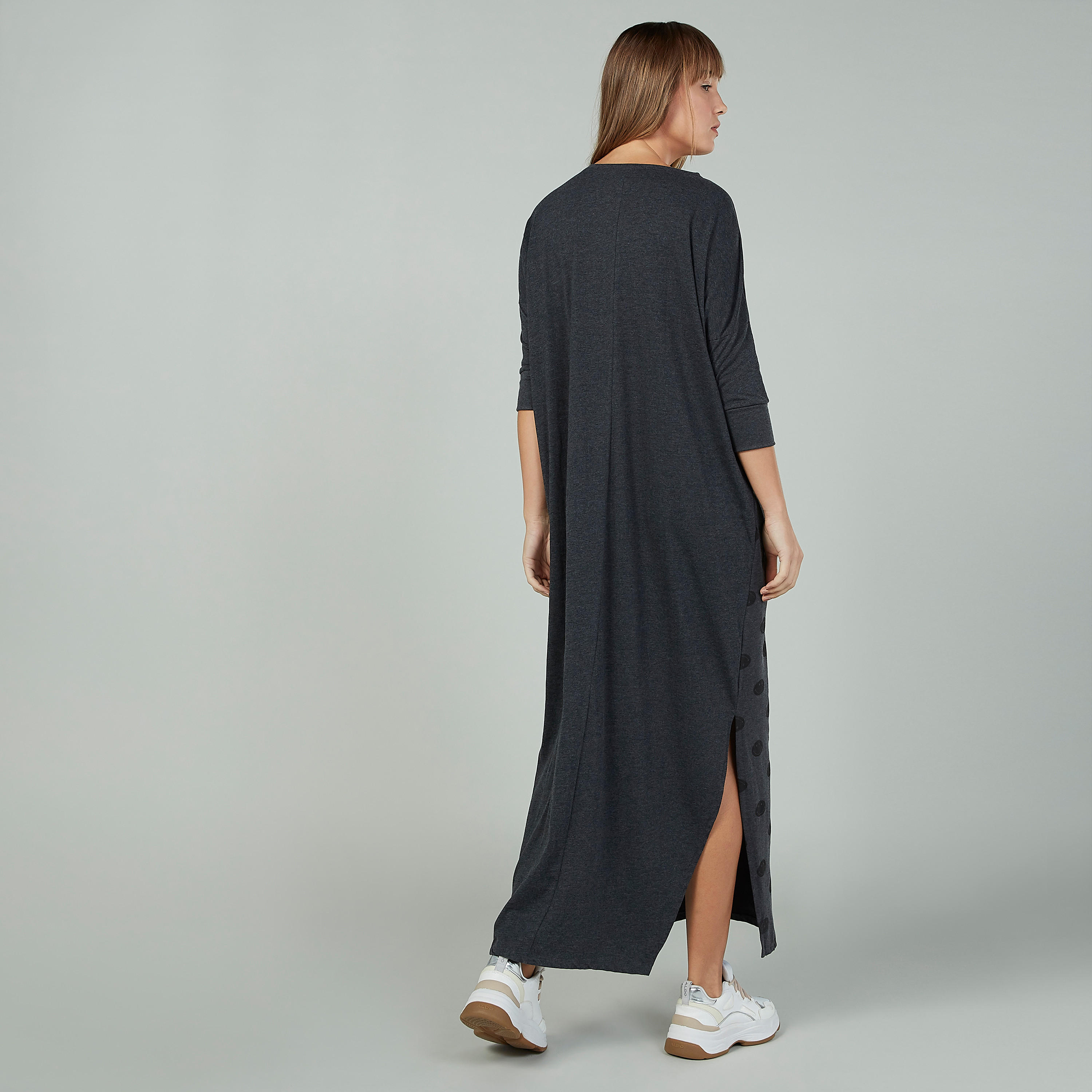 Sustainable Smiley World Printed Over-sized Maxi Dress-women-clothing-dresses-image-3
