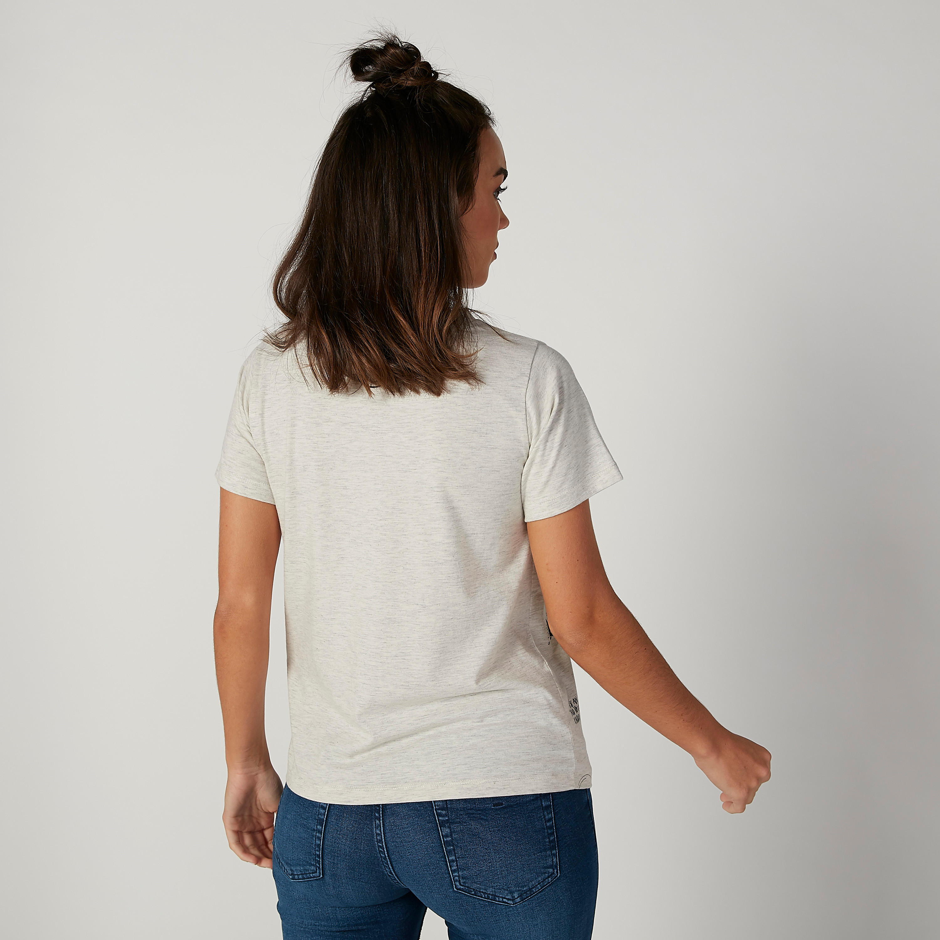 تيشيرت مستدام بياقة مستديرة وطبعات سمايلي وورلد -women-clothing-tshirts-image-2