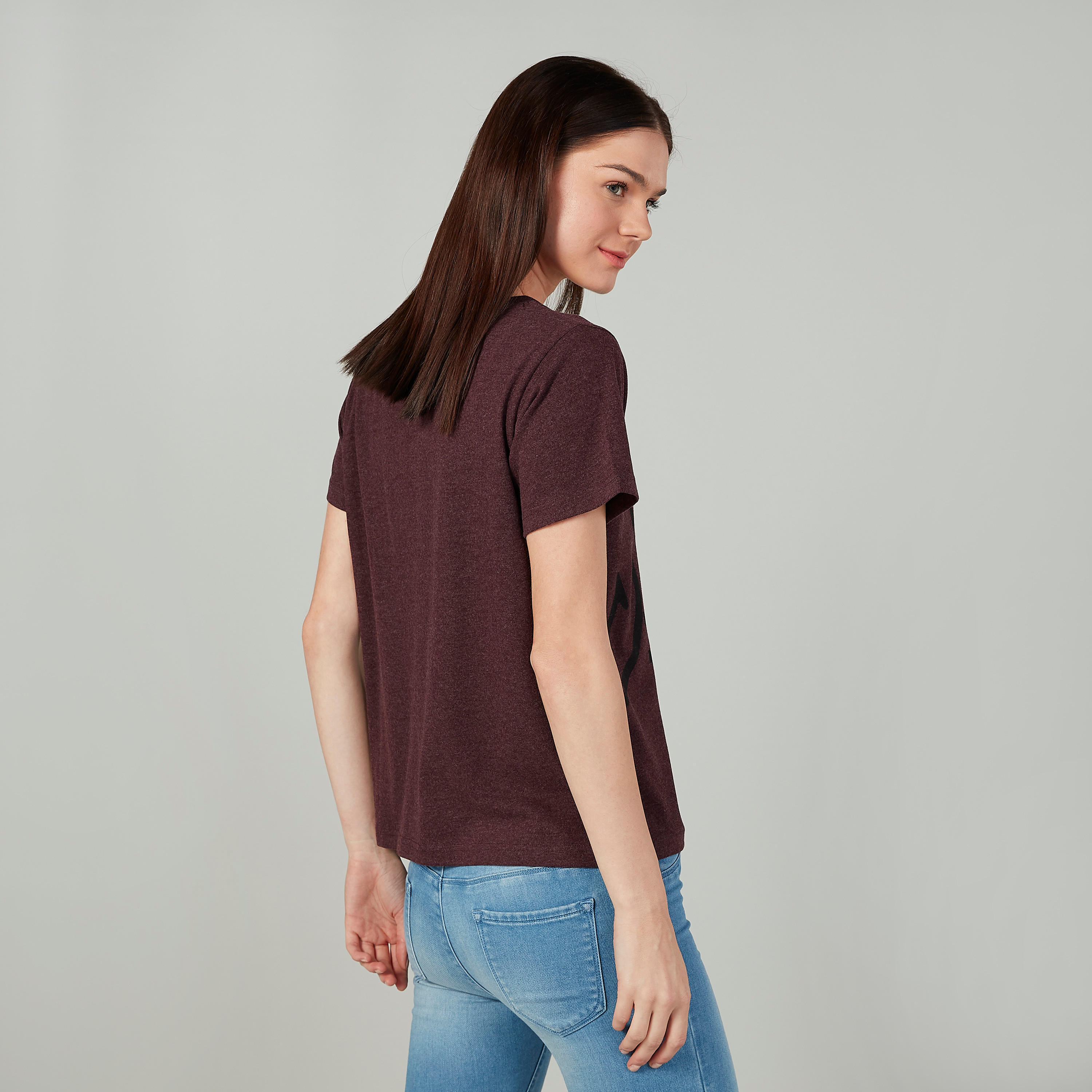 Sustainable Smiley World Printed T-Shirt with Short Sleeves-women-clothing-tshirts-image-4