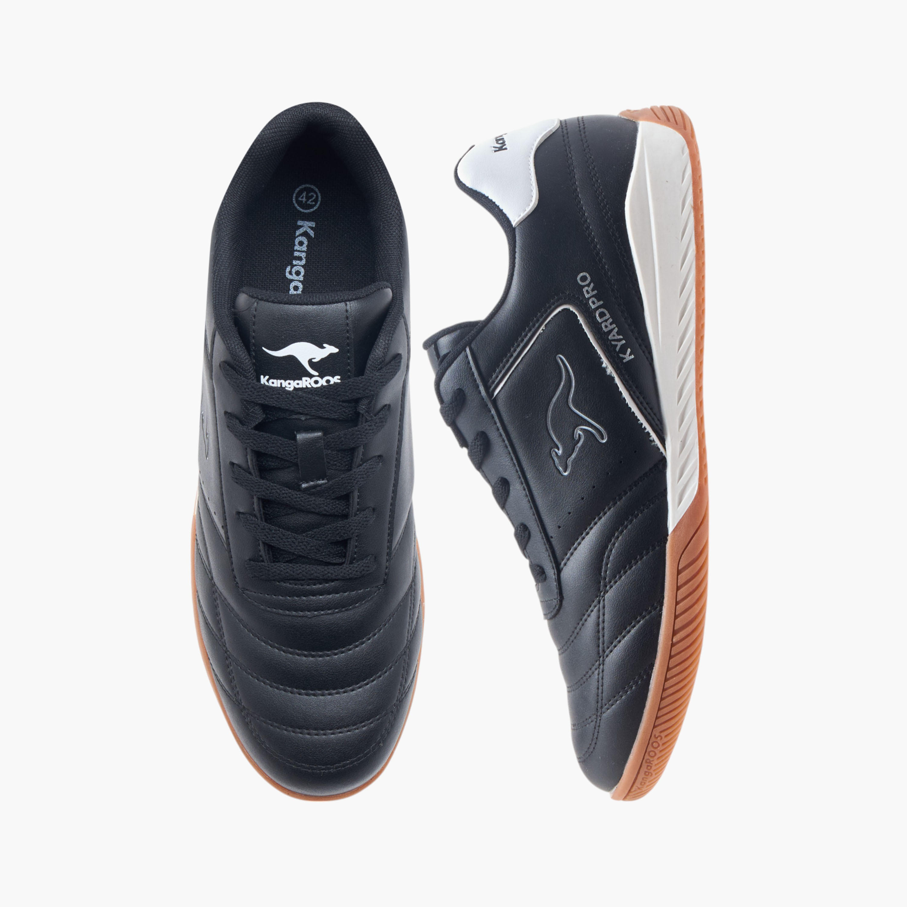 KangaROOS Women's Logo Detail Sneakers with Lace-Up Closure-women-shoes-sneakers-image-1
