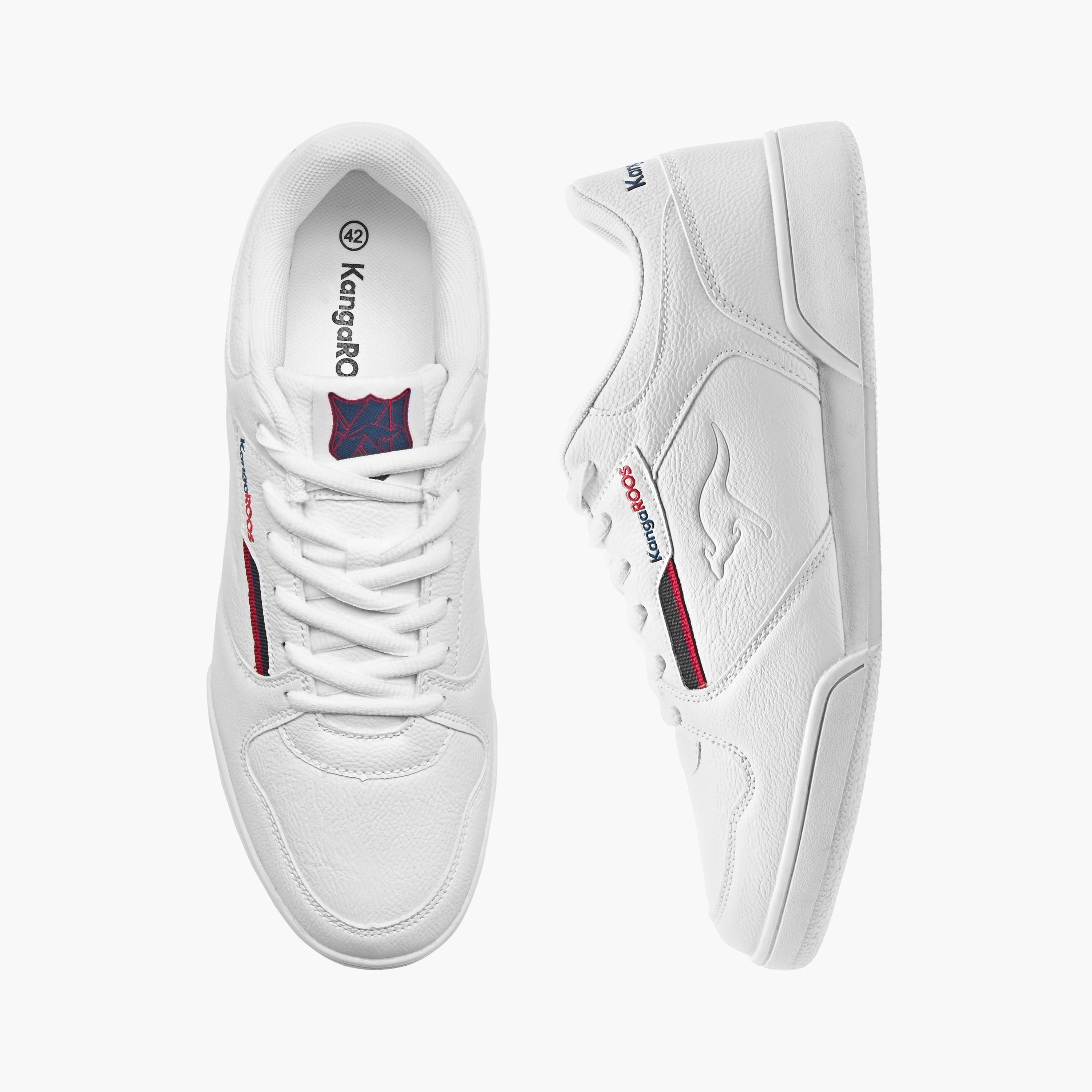 KangaROOS Women's Logo Detail Lace-Up Sneakers-women-shoes-sneakers-image-1