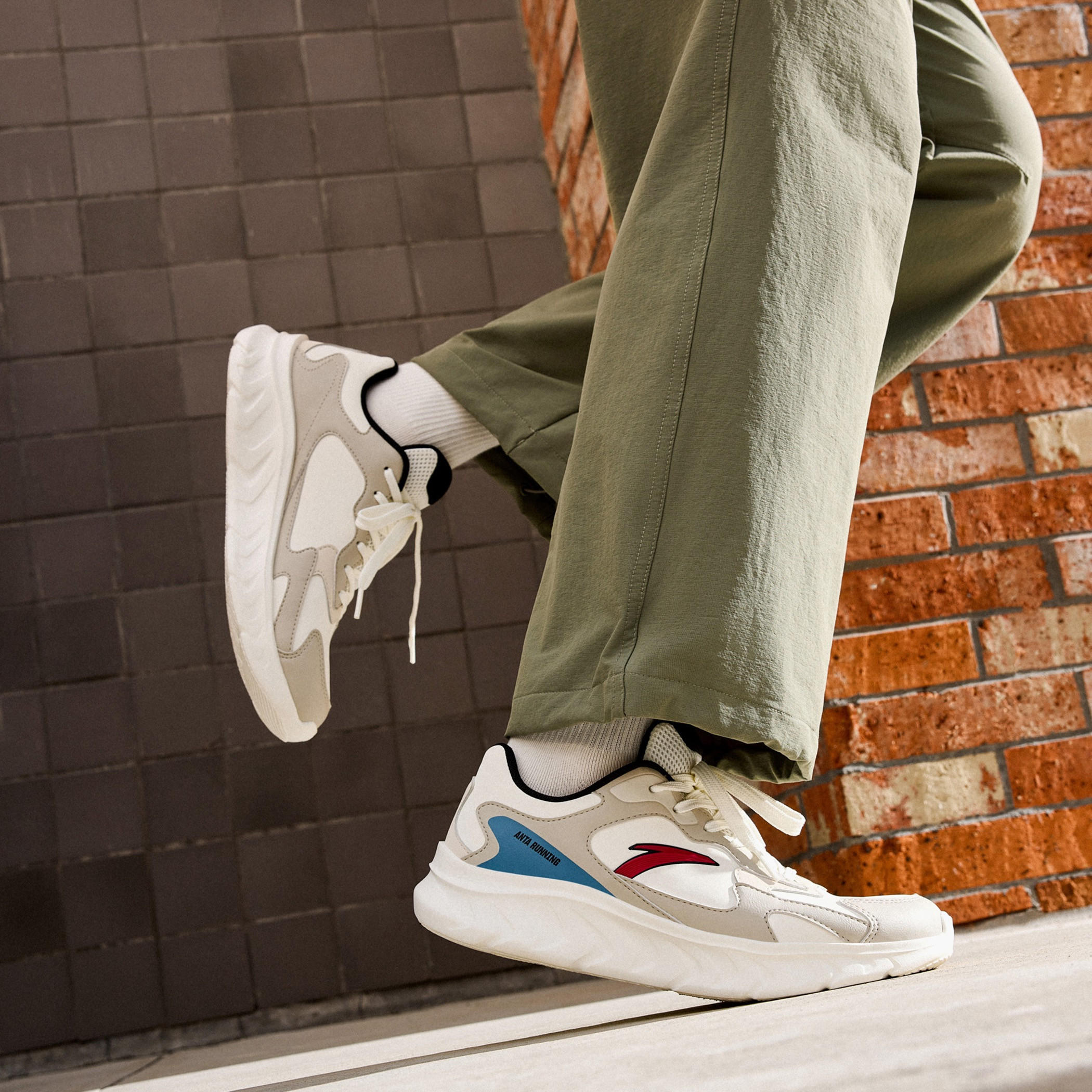 ANTA Men Lace-Up Ankle Sneakers - STAR CLOUD-sports-men-shoes-image-2