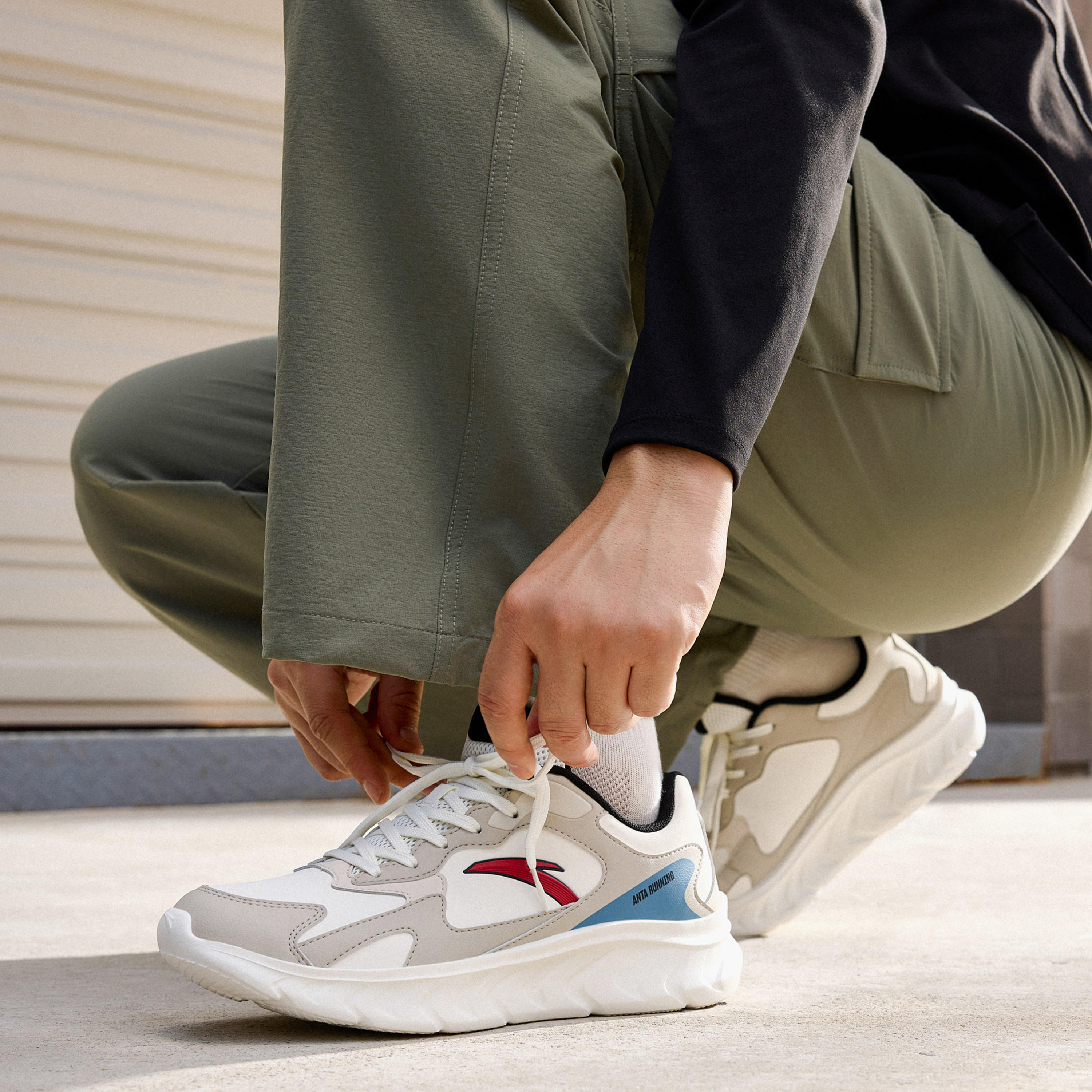 ANTA Men Lace-Up Ankle Sneakers - STAR CLOUD-sports-men-shoes-image-5