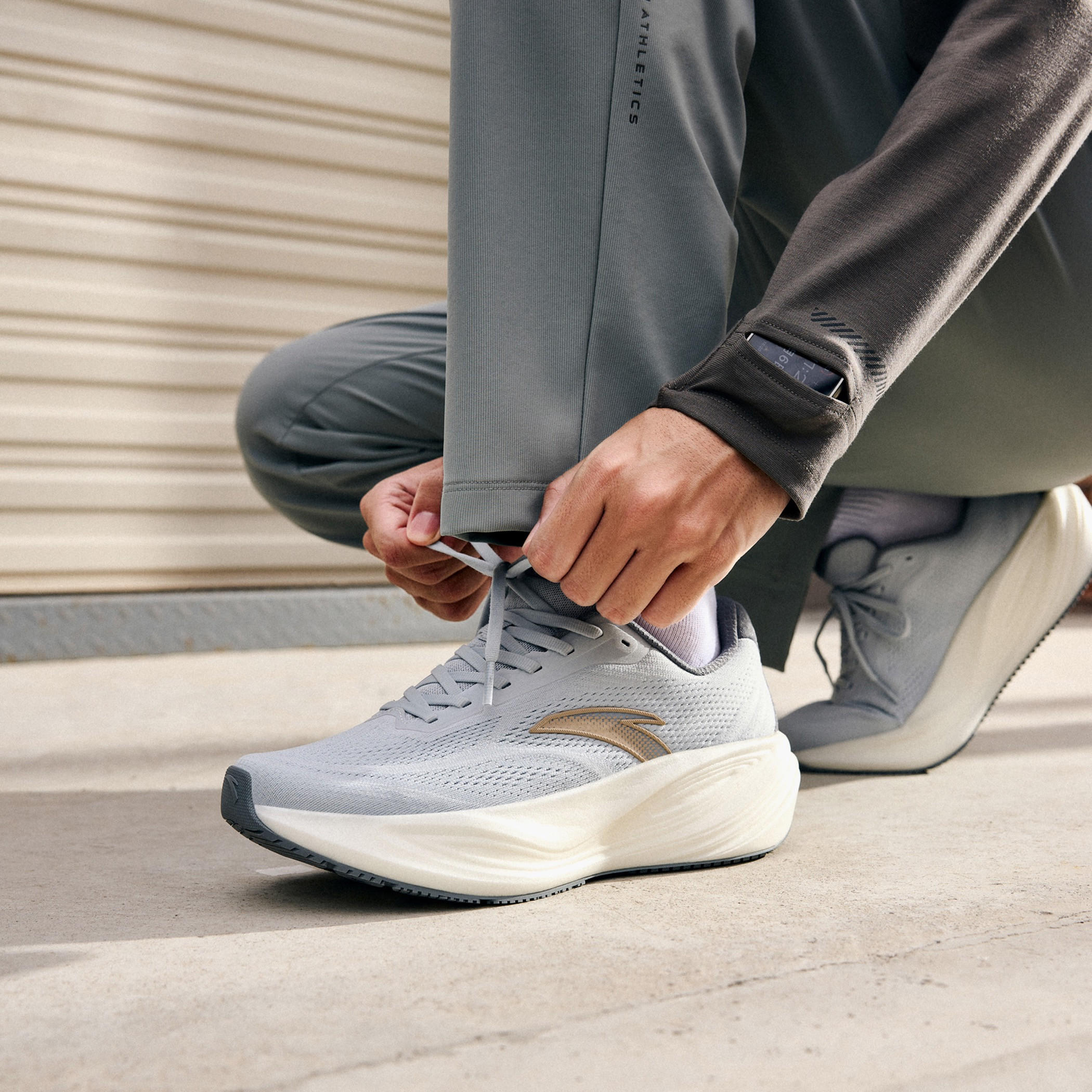 ANTA Men Lace-Up Ankle Sneakers - CC3-sports-men-shoes-image-2