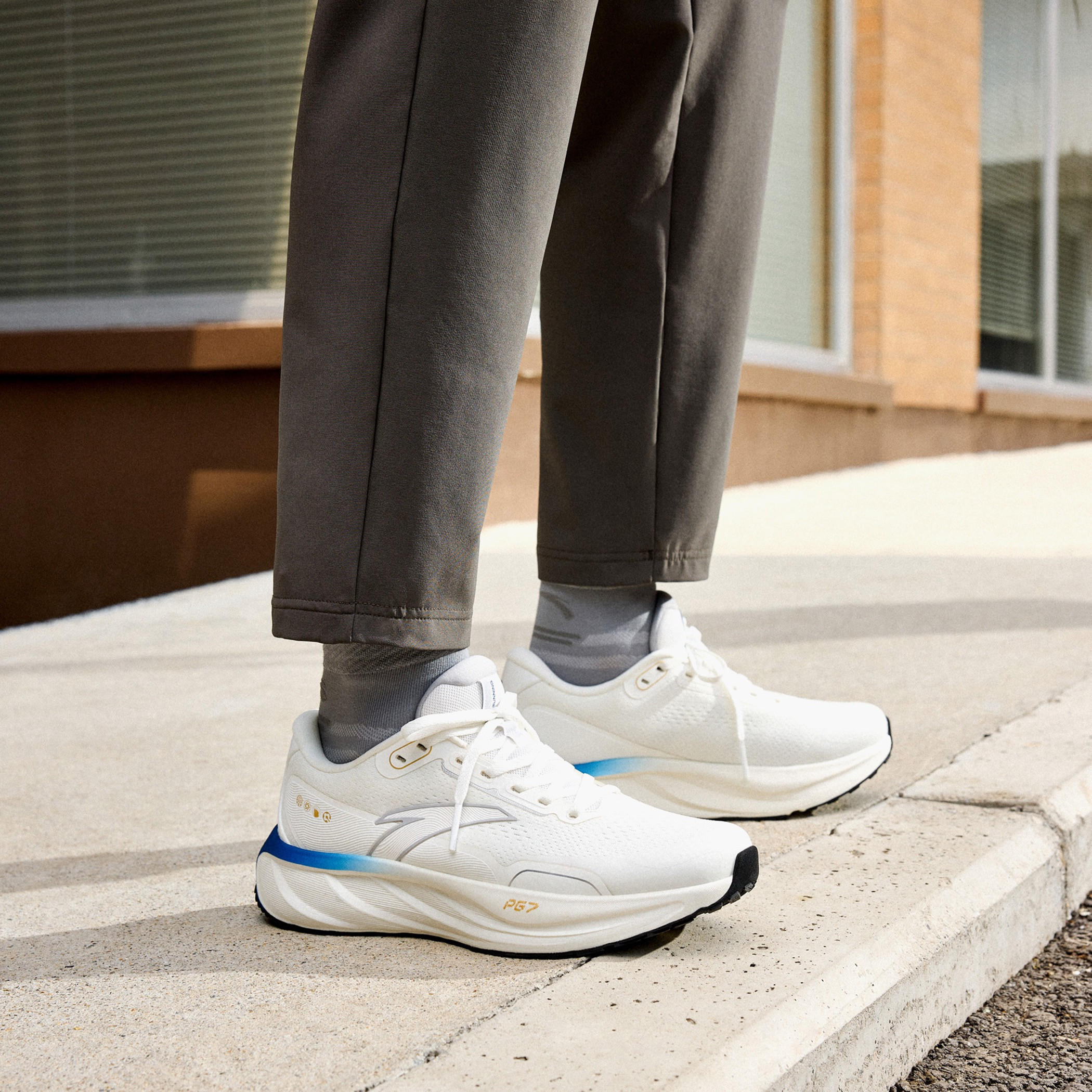 ANTA Men Lace-Up Ankle Sneakers - JOURNEY WALKER - PG7 - 2.5-sports-men-shoes-image-2