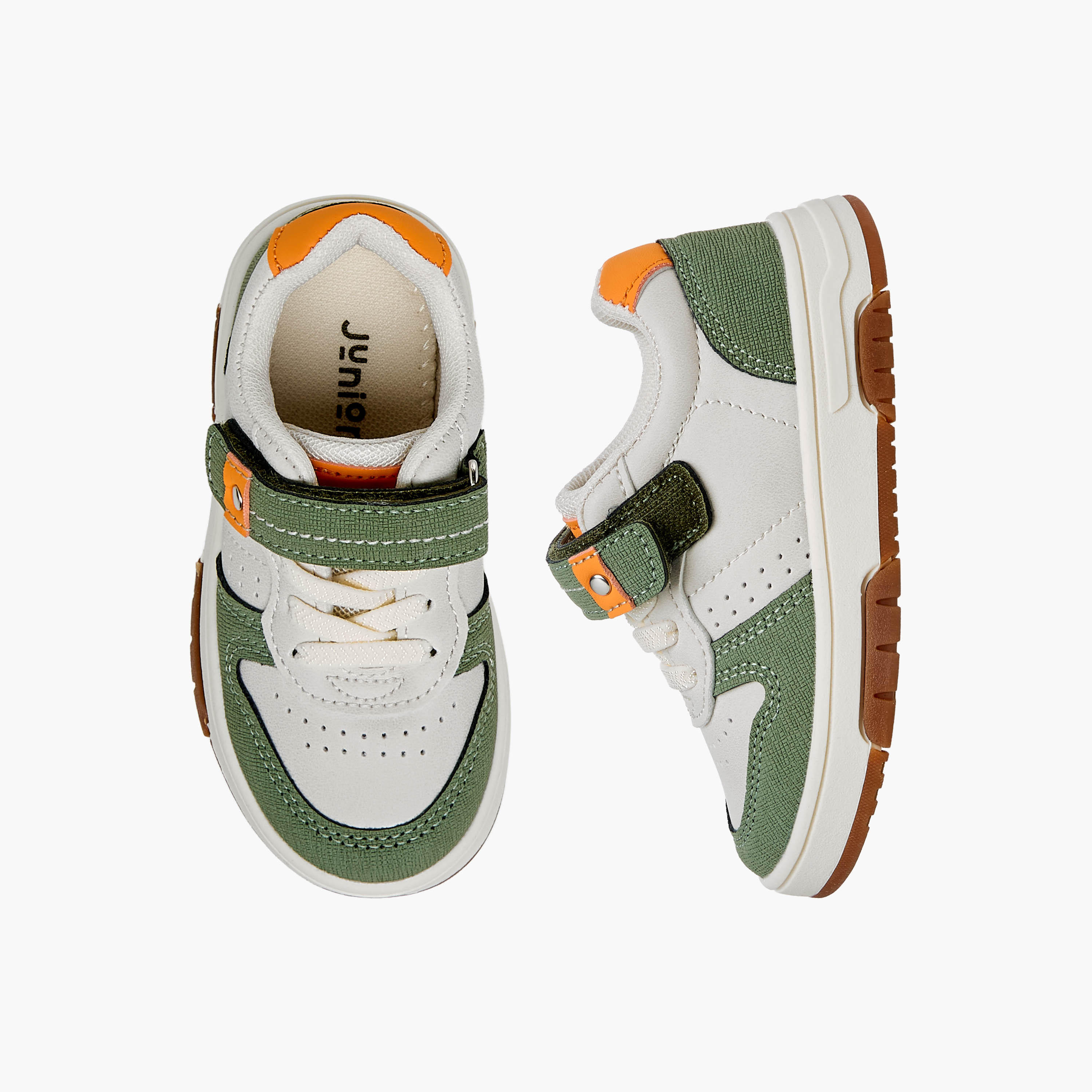 Juniors Boys Hook and Loop Sneakers-boys-shoes-sneakers-image-1