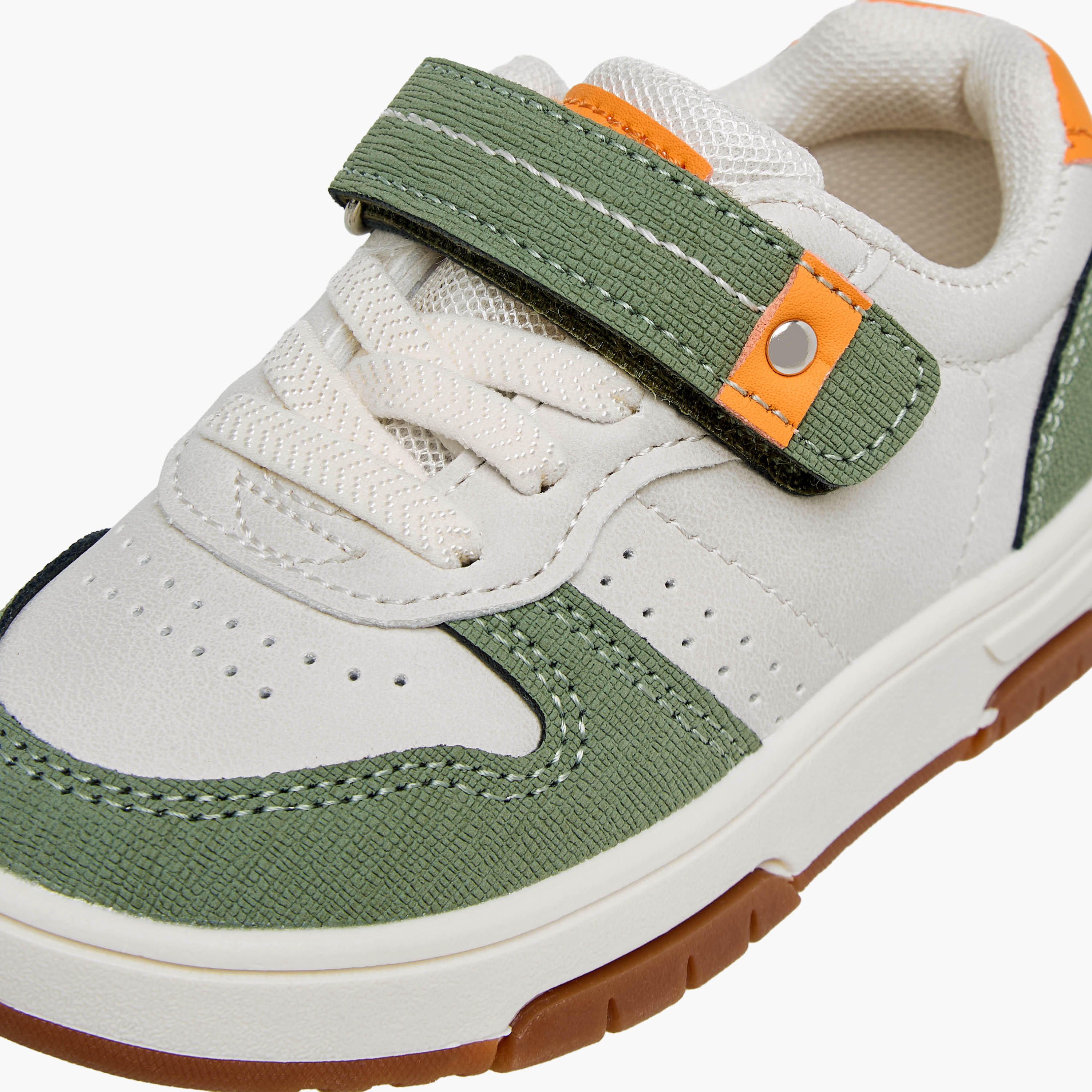 Juniors Boys Hook and Loop Sneakers-boys-shoes-sneakers-image-4