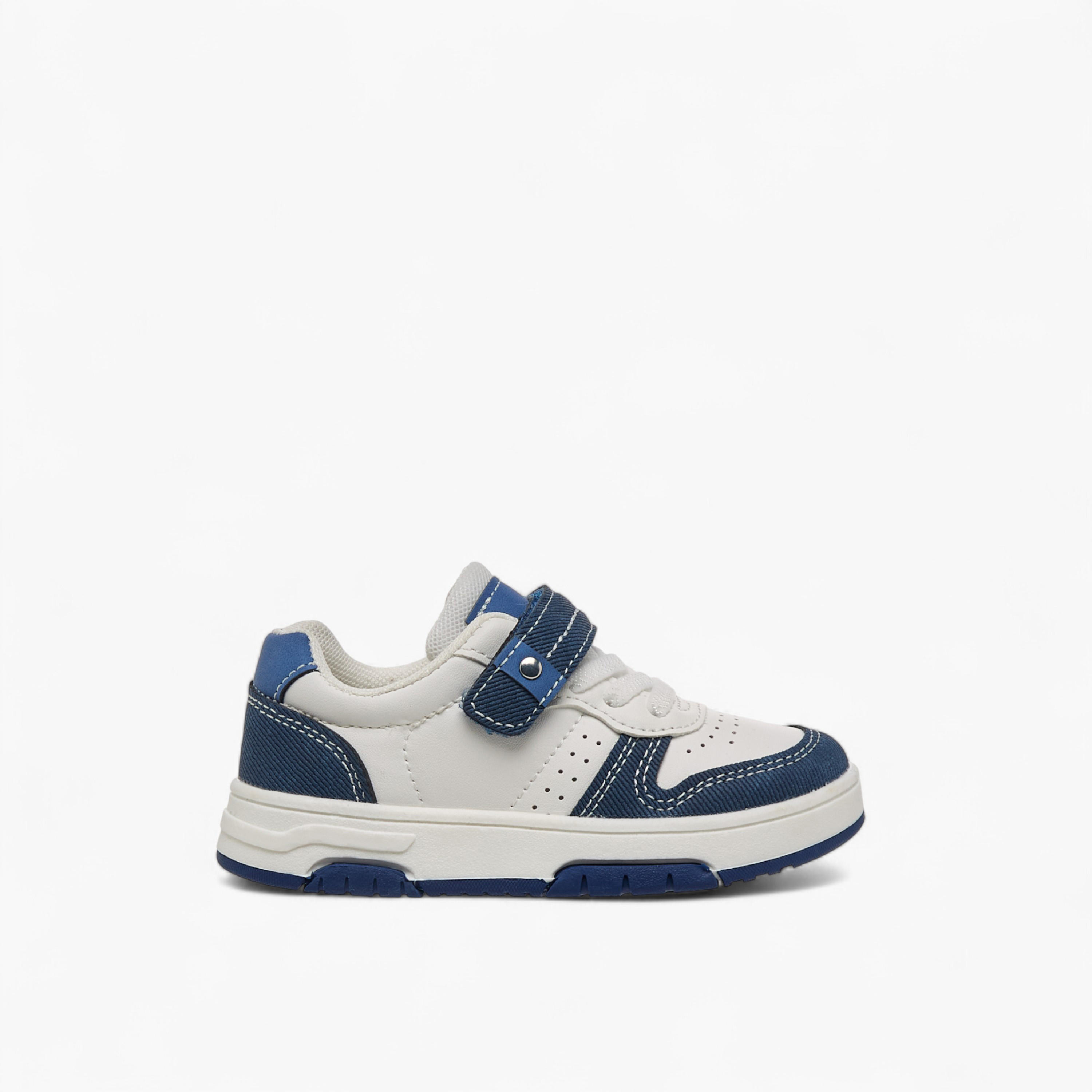 Juniors Boys Hook and Loop Sneakers-boys-shoes-sneakers-image-3