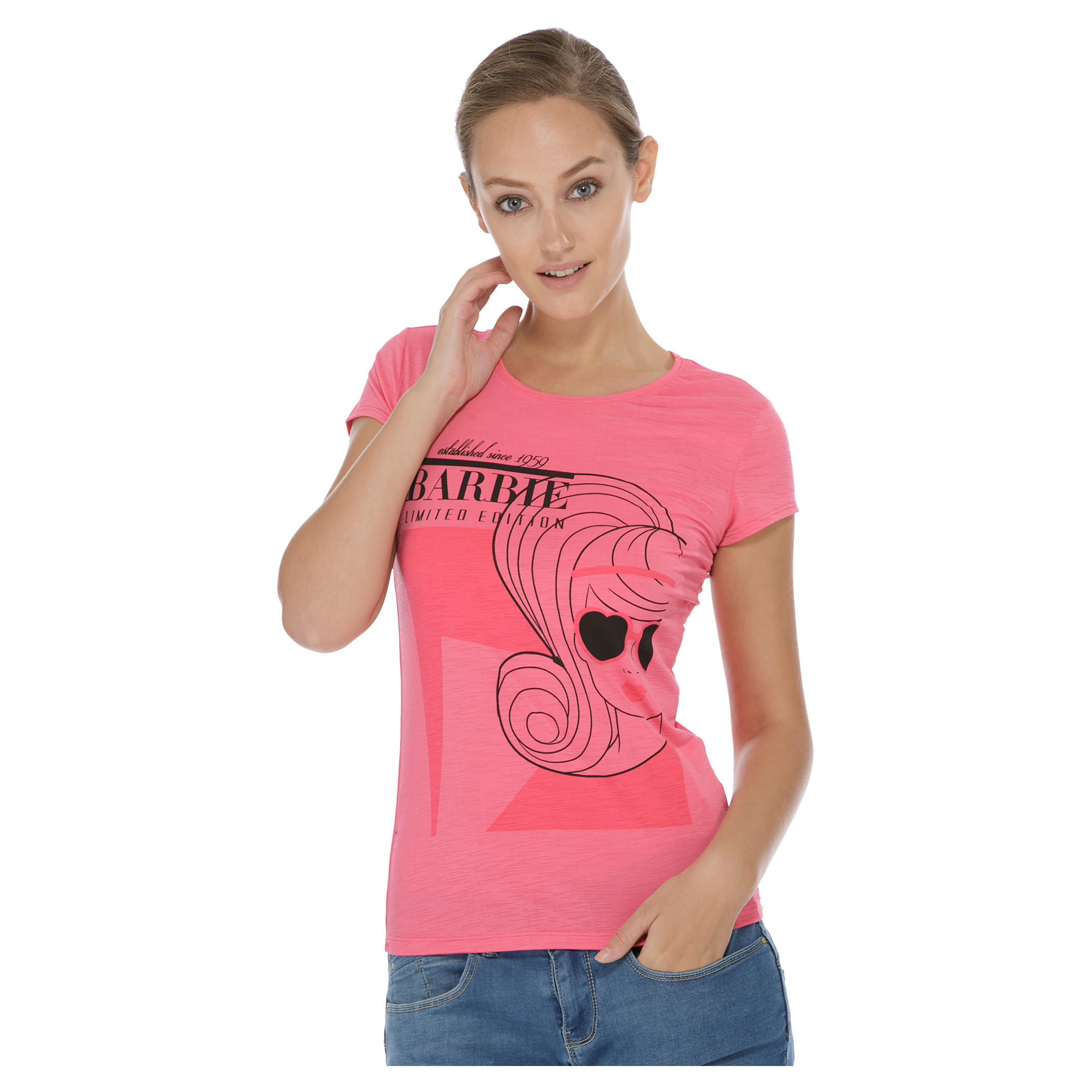 Barbie Printed T-shirt-women-clothing-tshirts-image-5