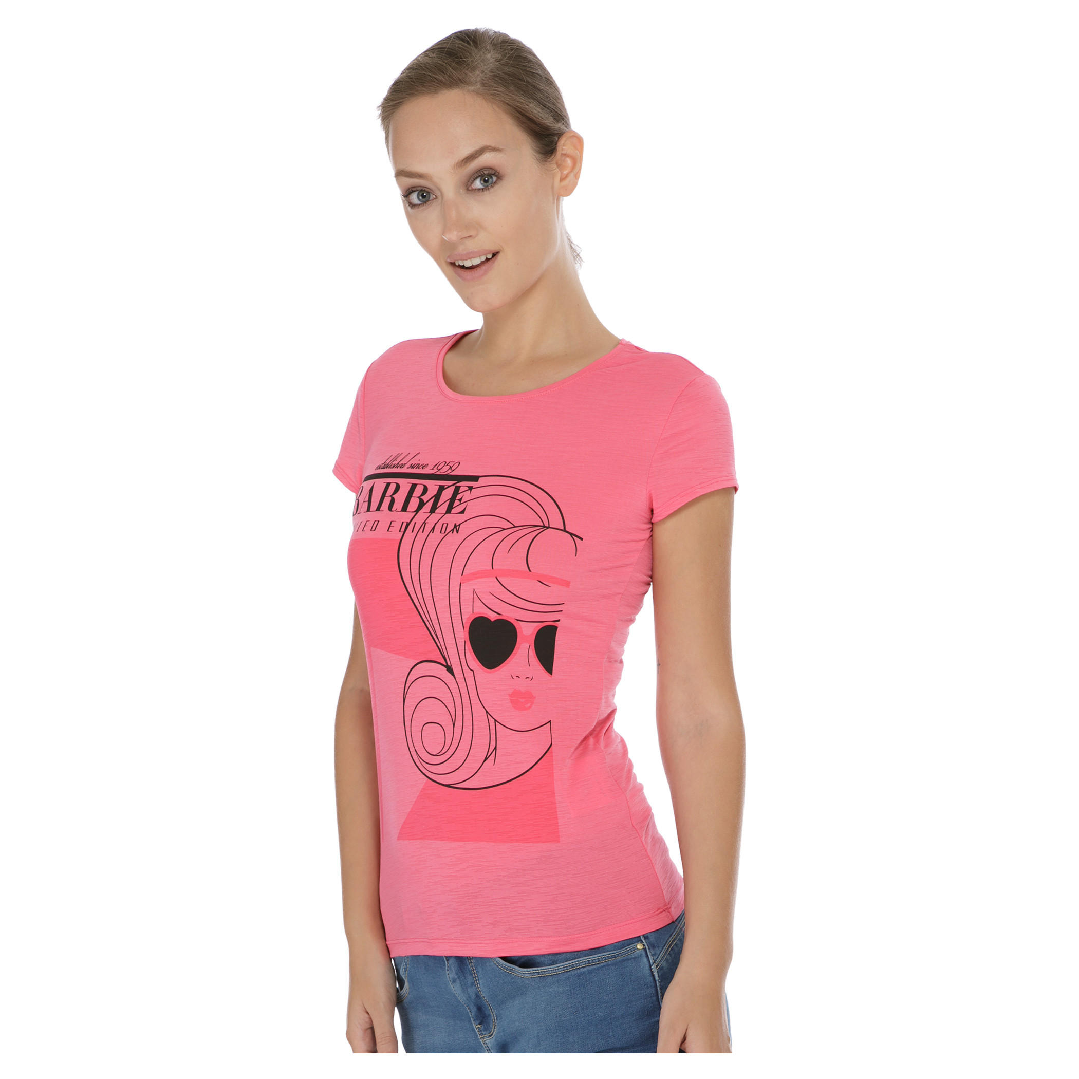 Barbie Printed T-shirt-women-clothing-tshirts-image-3