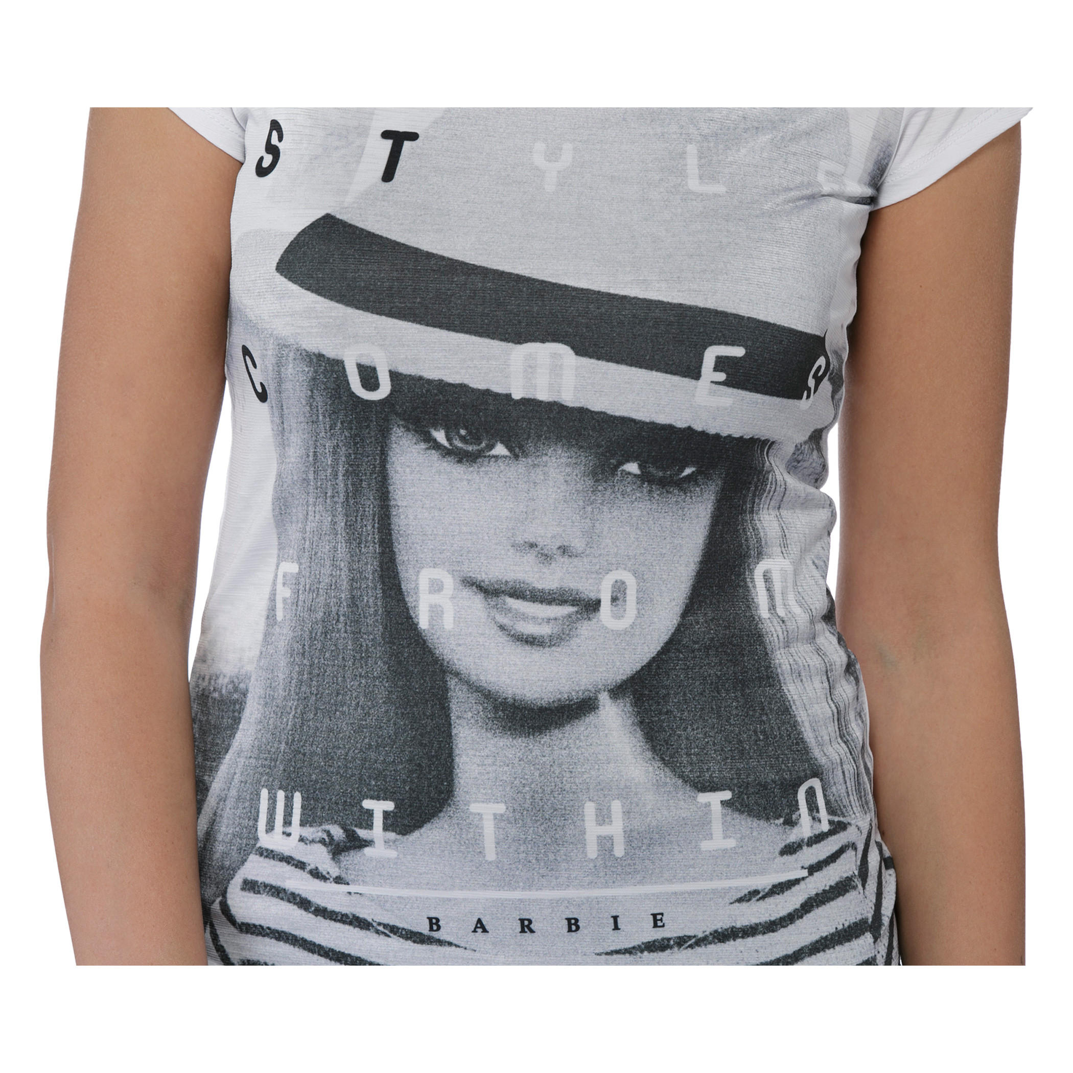 Barbie Graphic Print T-shirt-women-clothing-tshirts-image-4