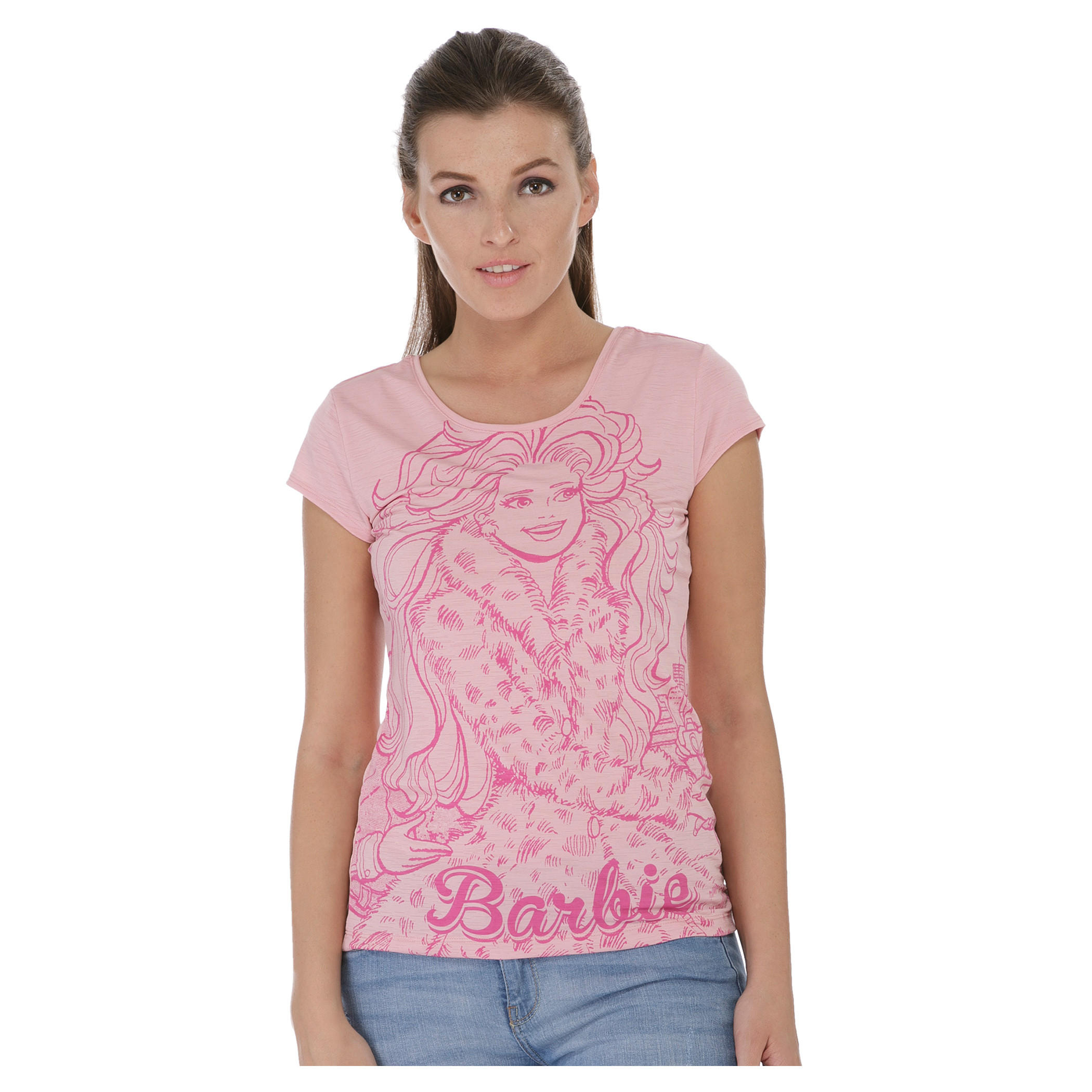 Barbie Printed T-shirt-women-clothing-tshirts-image-1