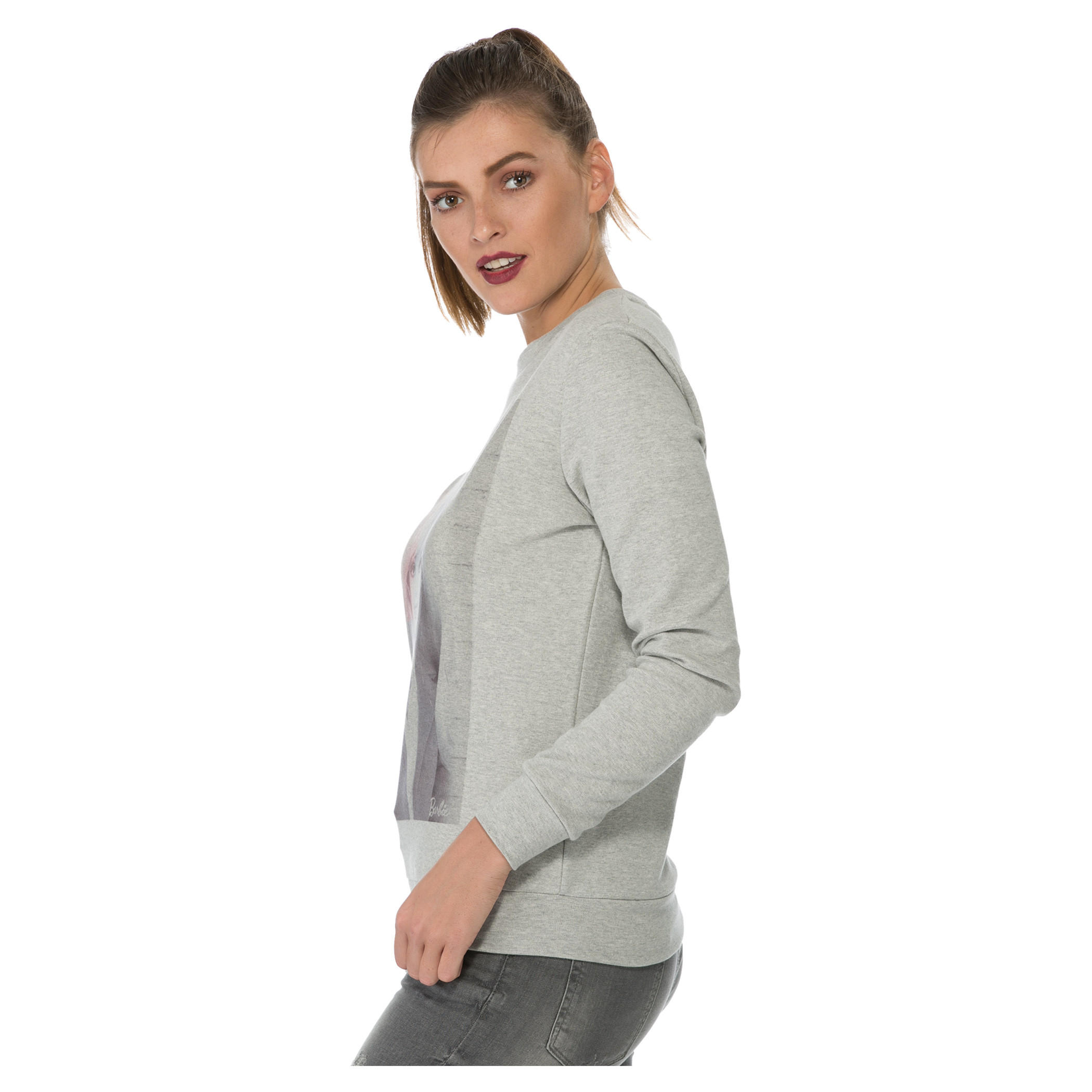 Barbie Print Long-sleeved T-shirt-women-winterwear-hoodiesandsweatshirts-sweatshirts-image-3