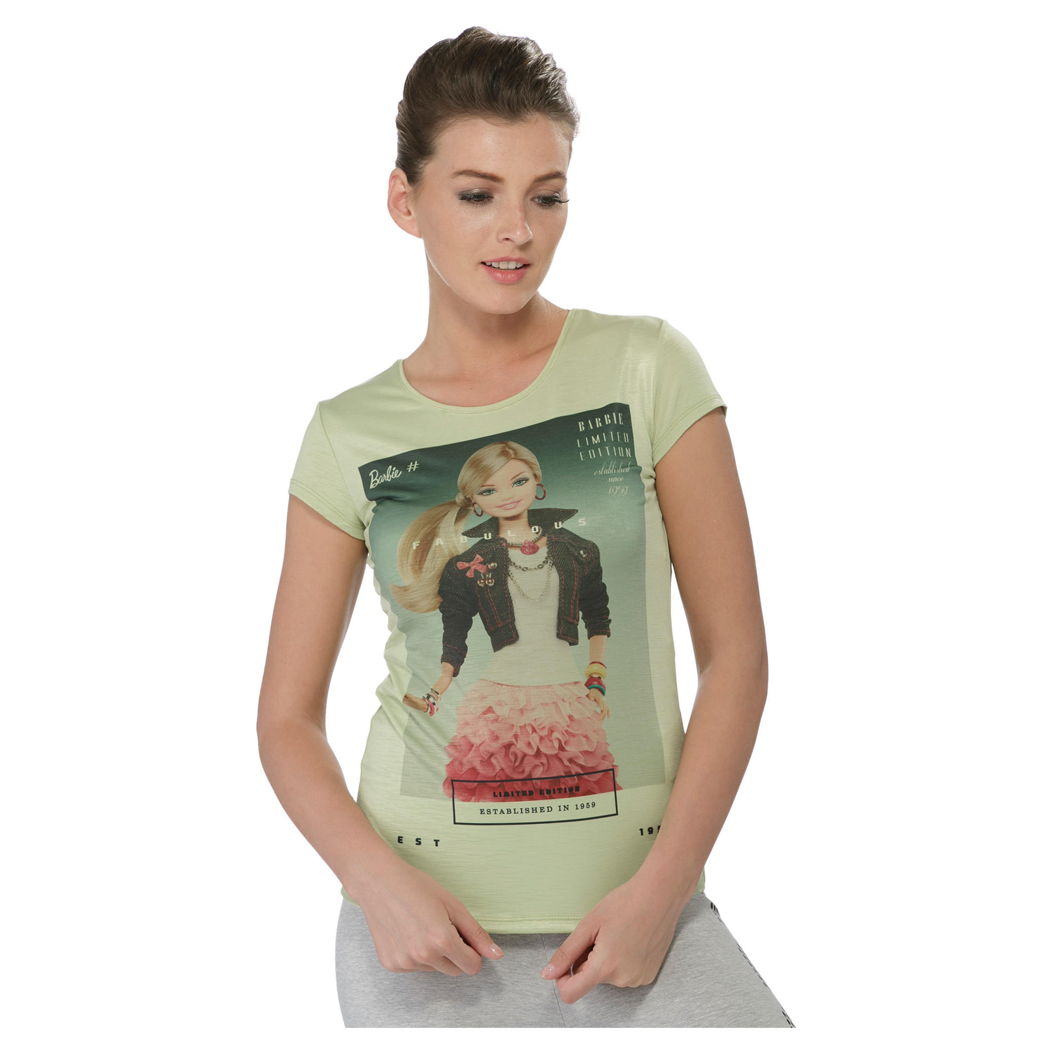 Barbie Graphic Print T-shirt-women-clothing-tshirts-image-1