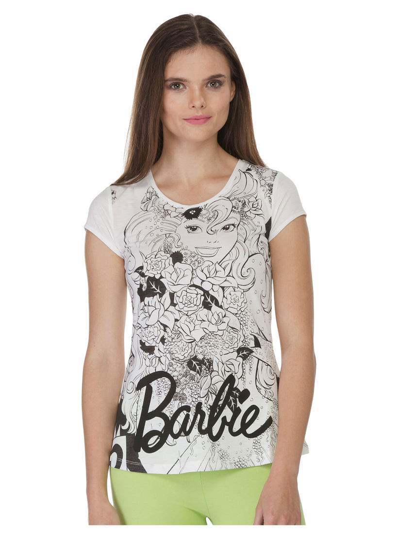 Barbie Printed Top-women-clothing-tshirts-image-1