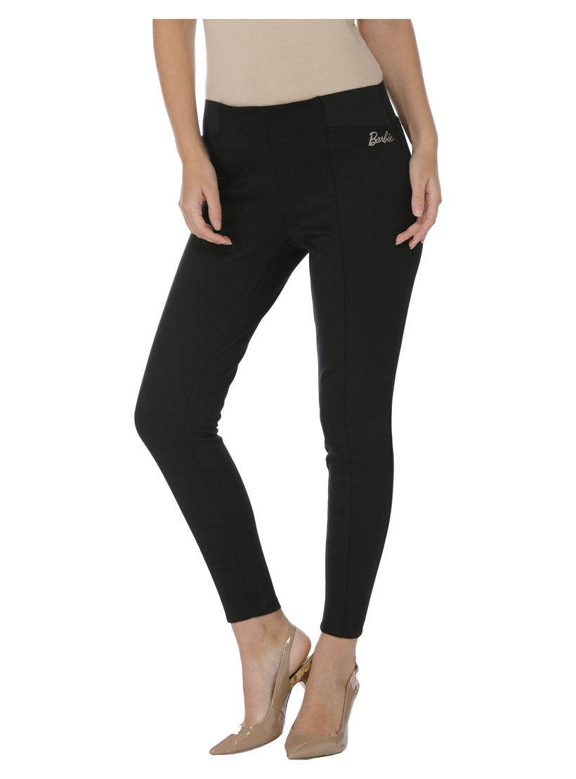 Barbie Solid Colour Leggings-women-clothing-bottoms-leggings-image-1