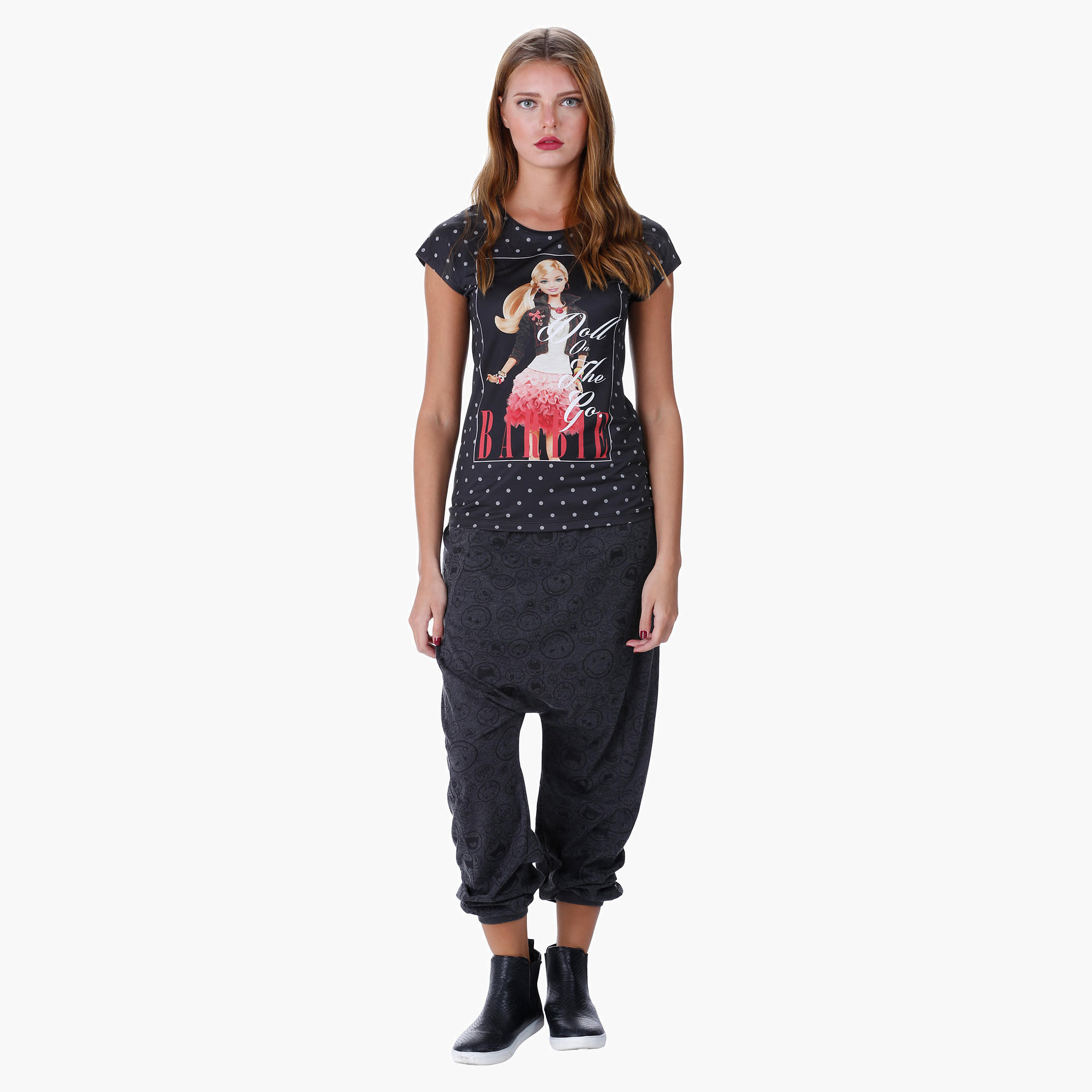 Barbie Graphic Print T-shirt-women-clothing-tshirts-image-5