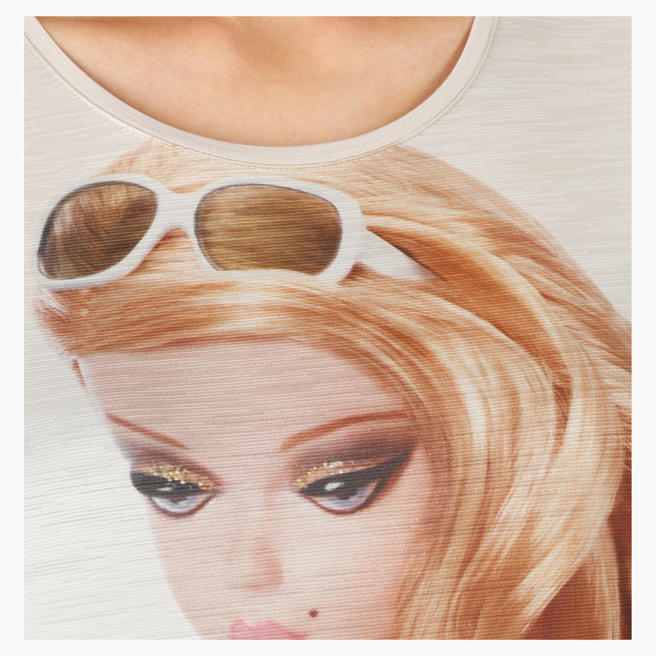 Barbie Printed T-shirt-women-clothing-tshirts-image-4