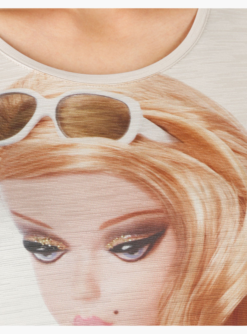 Barbie Printed T-shirt-women-clothing-tshirts-image-4
